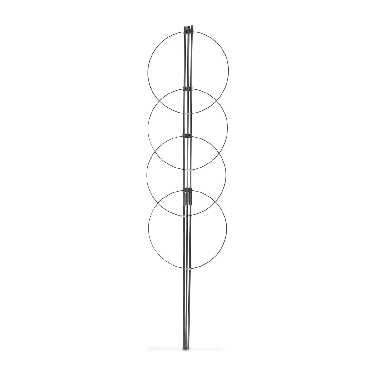 Rankhilfe 120cm 2er-Set schwarz Schwarz von Relaxdays