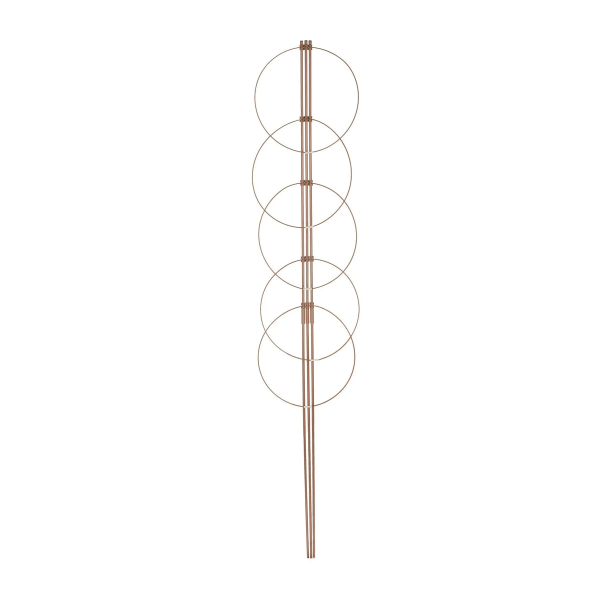 Rankhilfe 150cm 2er-Set braun Braun-Dunkelbraun von Relaxdays