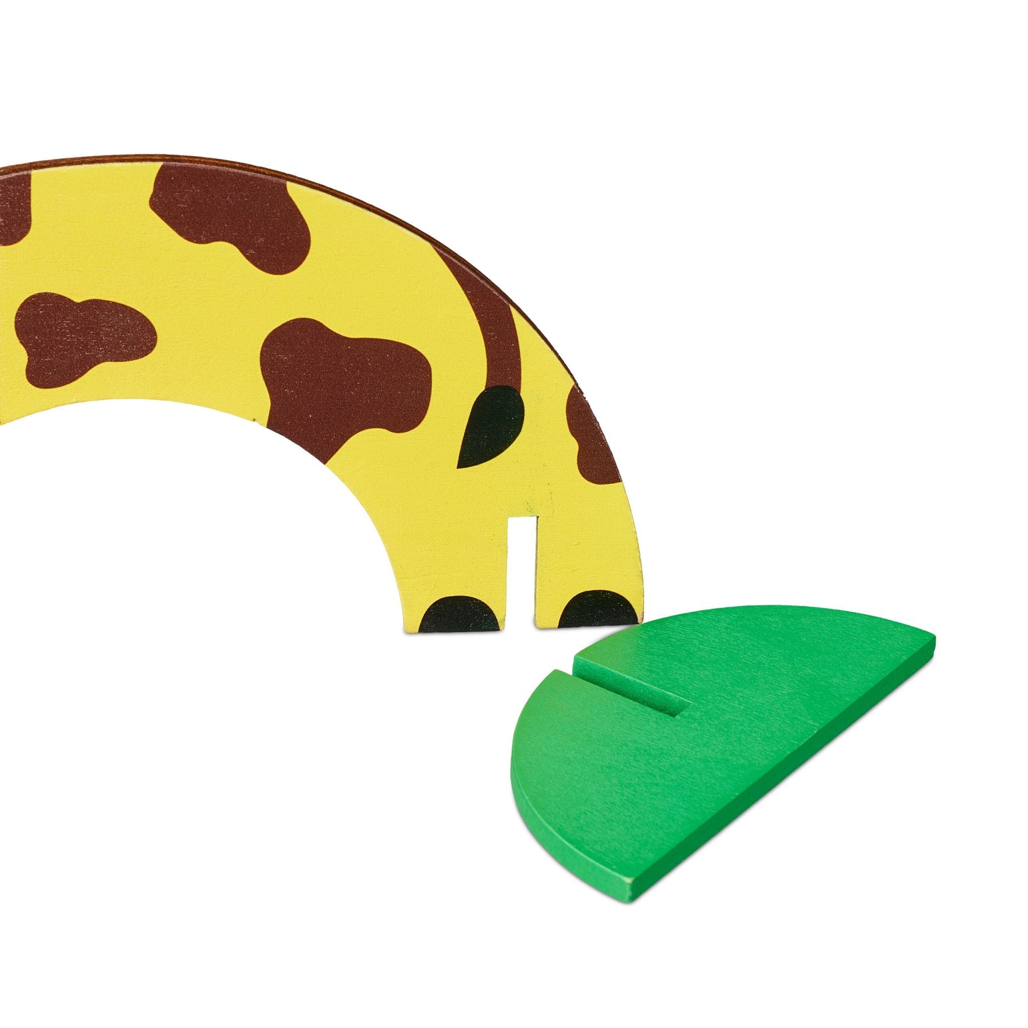 Krocket Spiel für Kinder Tier-Design Blau-Gelb-Hellbraun von Relaxdays