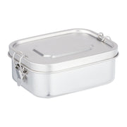 Brotdose Edelstahl Silber von Relaxdays