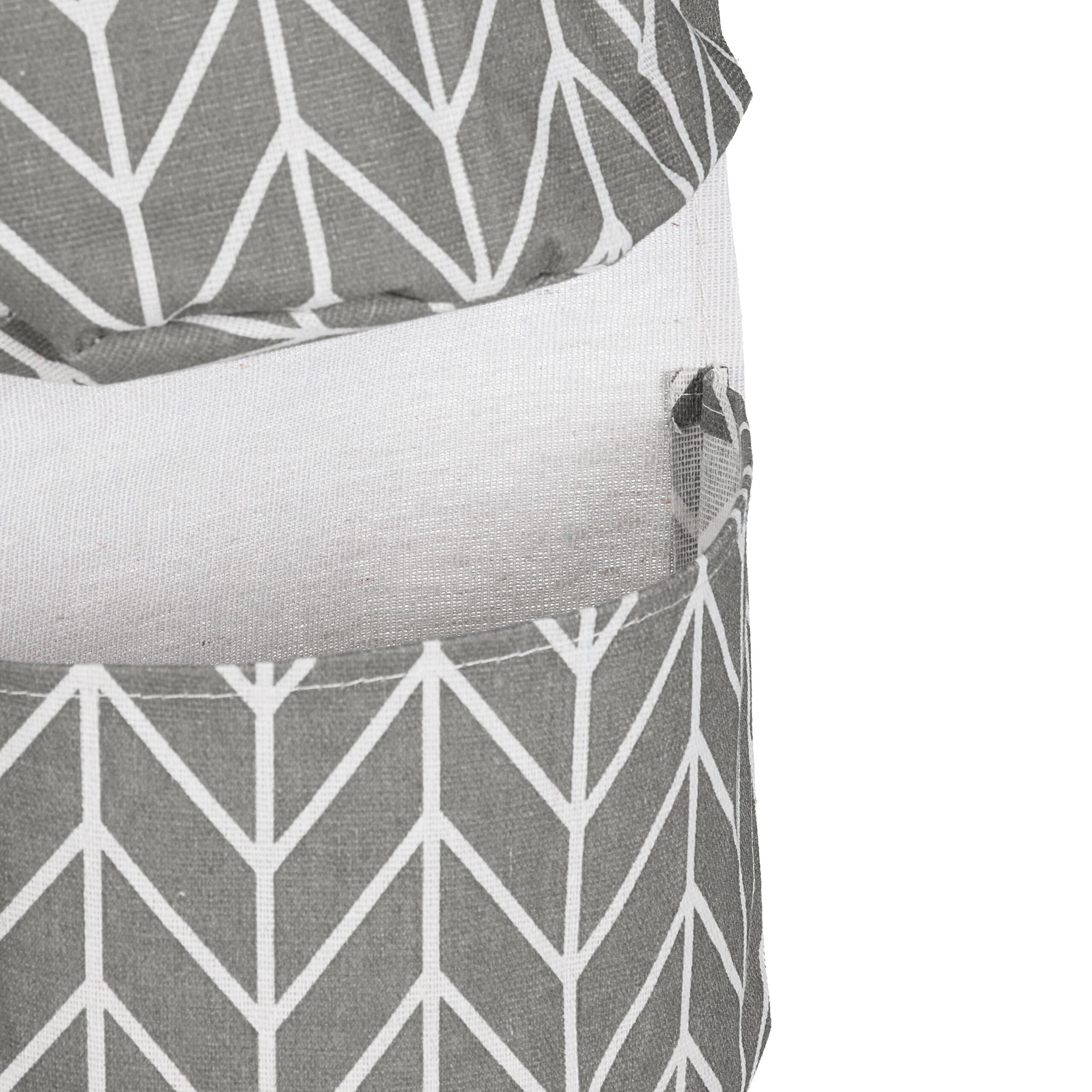 Hängeorganizer Stoff Creme-Hellbraun-Grau von Relaxdays