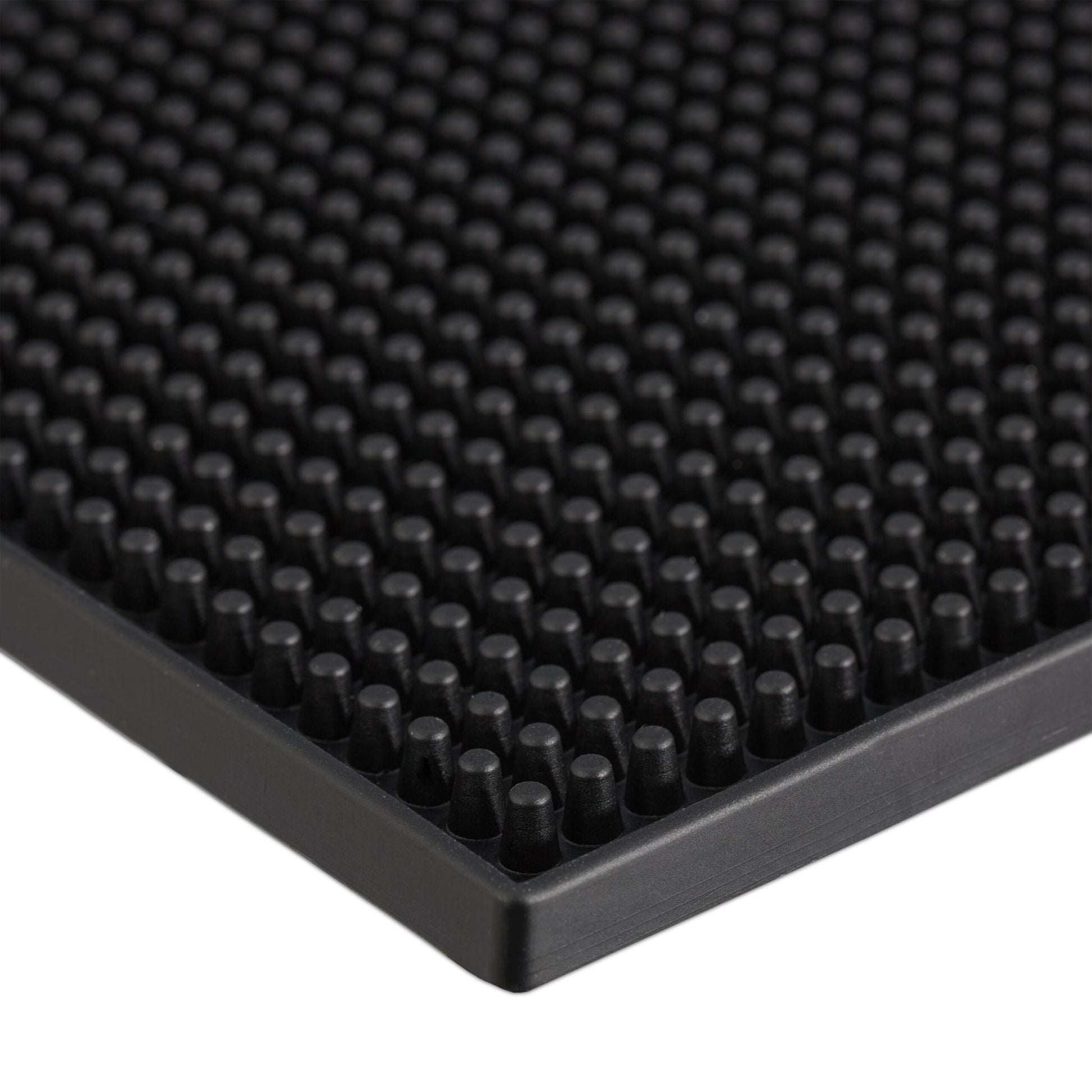 Barmatte 30x15cm 2er-Set Schwarz von Relaxdays