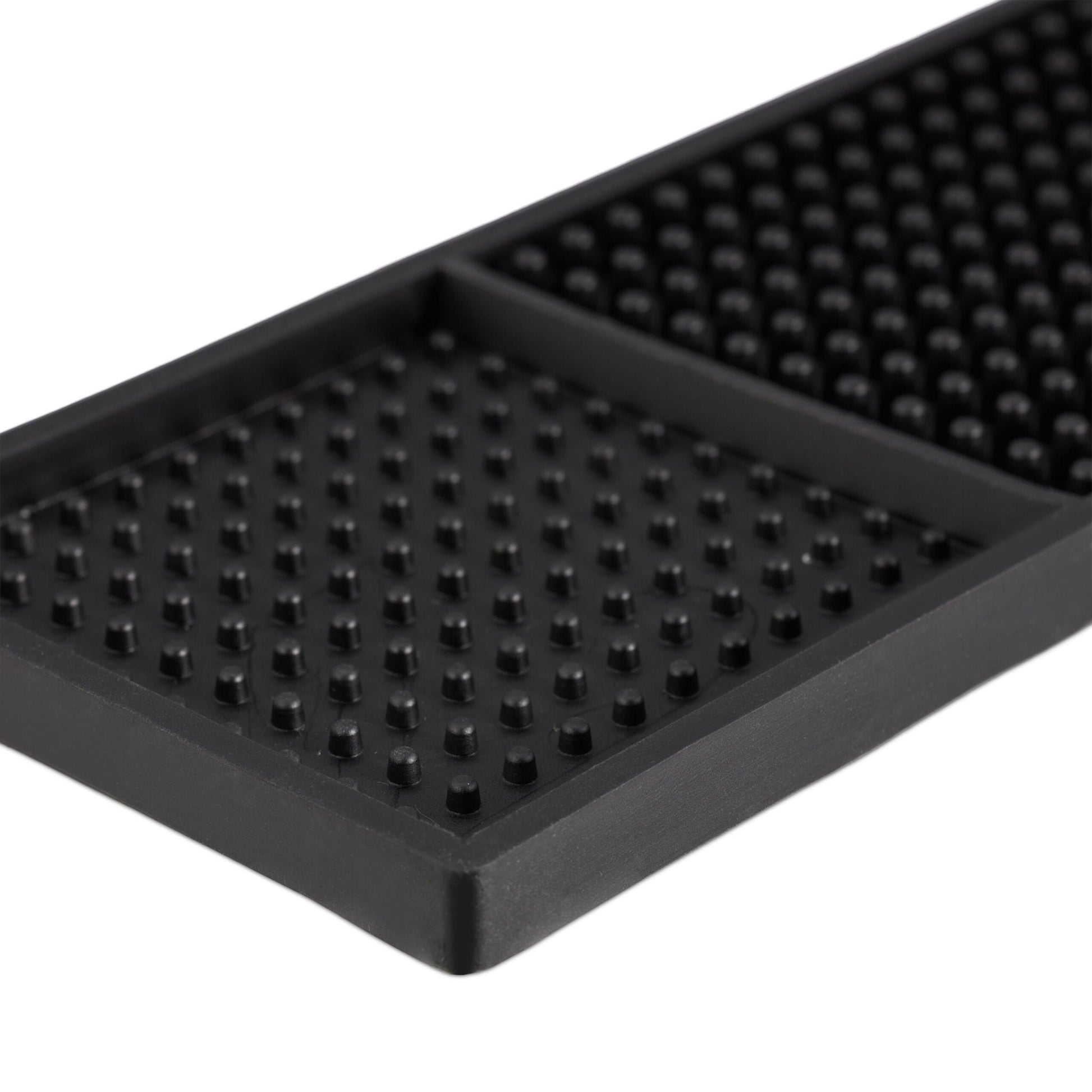 Barmatte 60x8cm 2er-Set Schwarz von Relaxdays