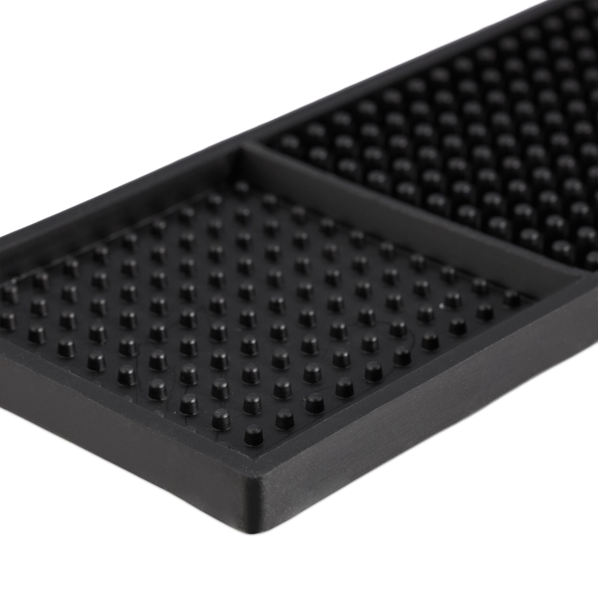 Barmatte 60x8cm 2er-Set Schwarz von Relaxdays