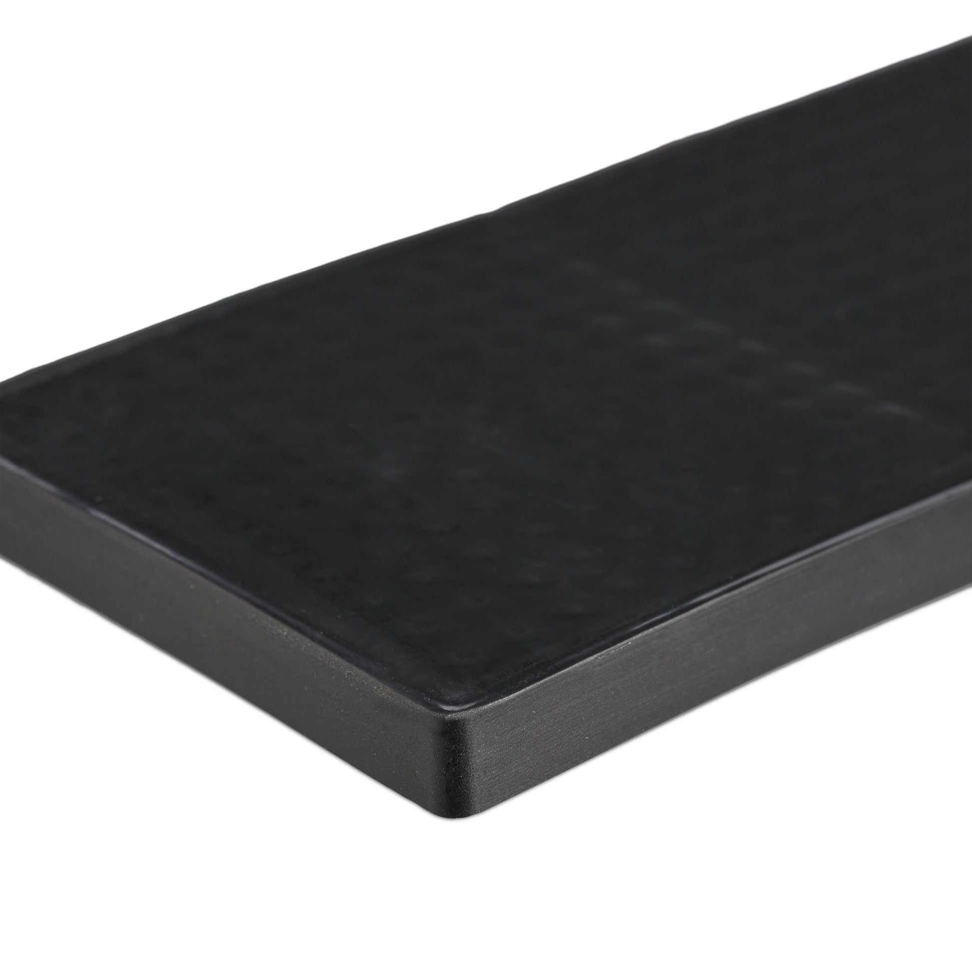 Barmatte 60x8cm 2er-Set Schwarz von Relaxdays