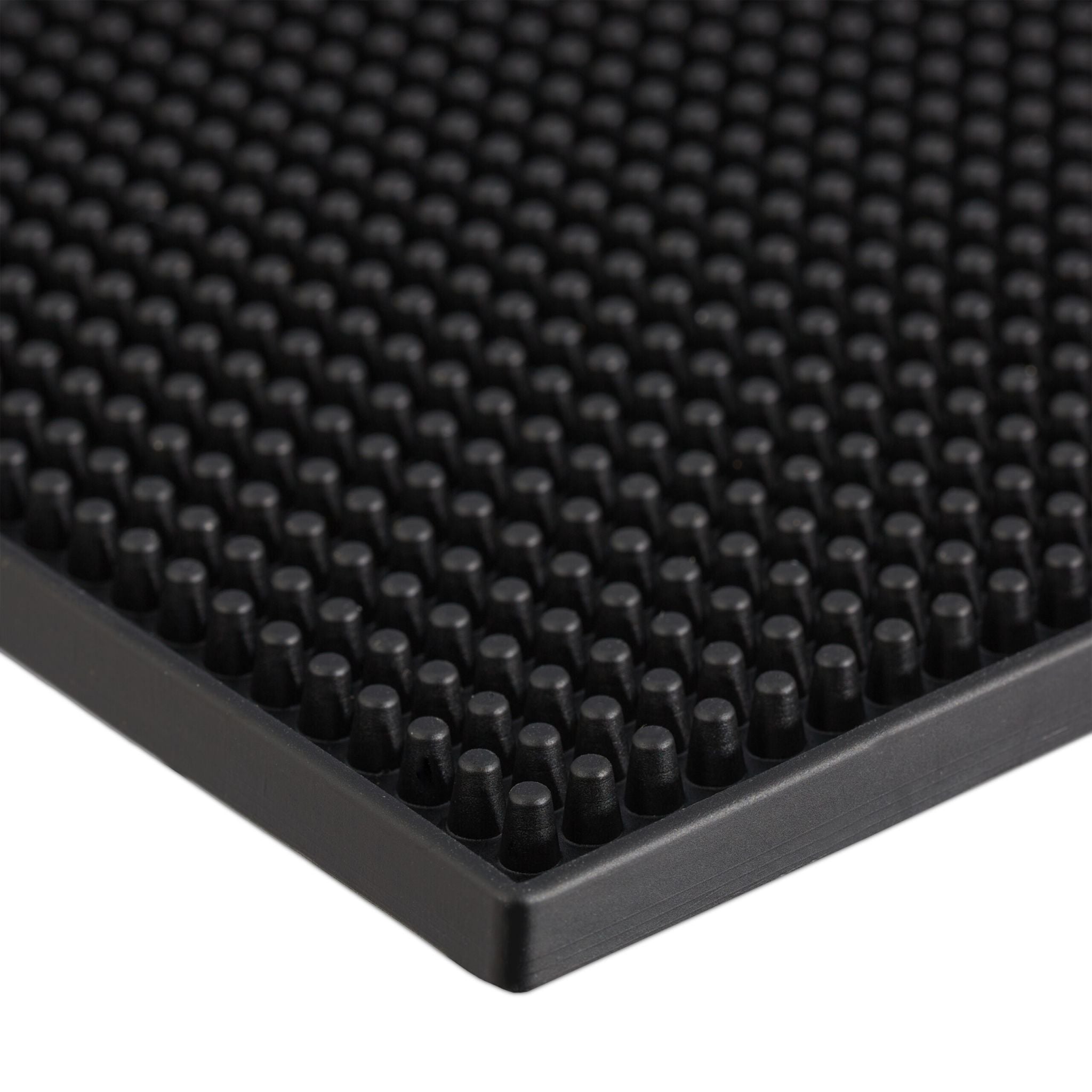 Barmatte 40x30cm 2er-Set Schwarz von Relaxdays
