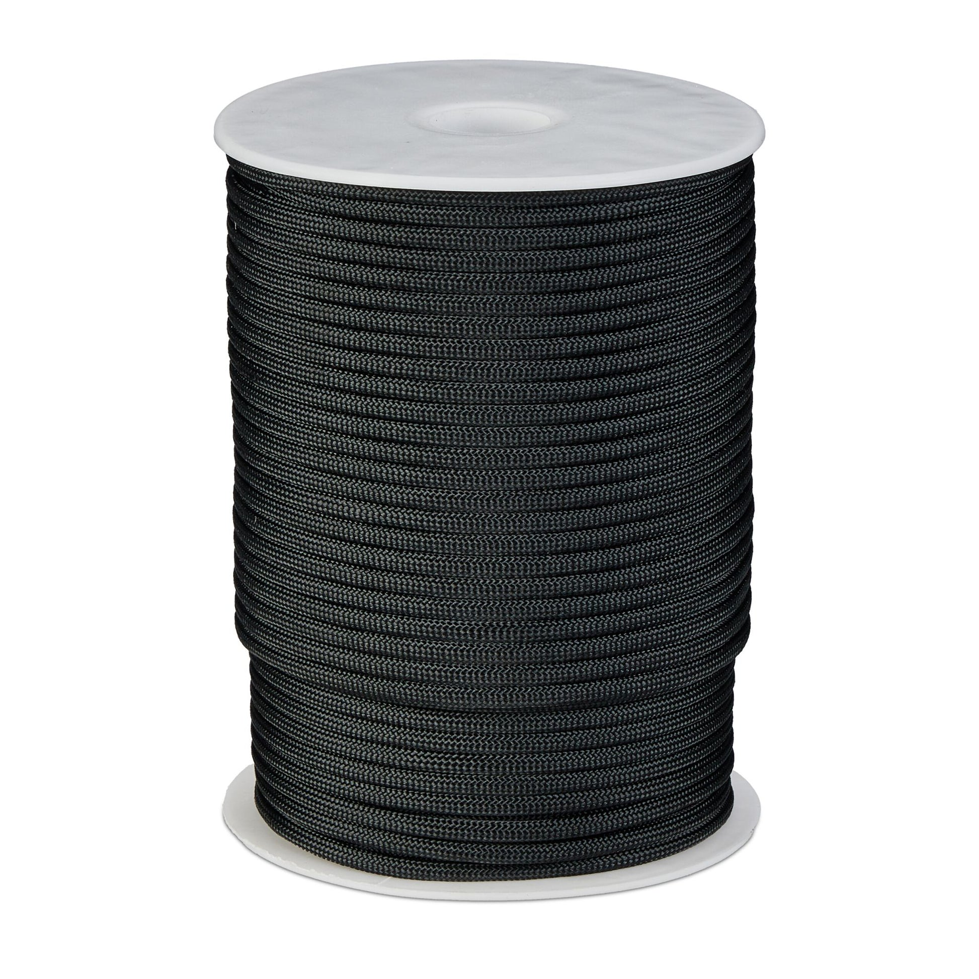 Paracord 4 mm Weiss-Schwarz von Relaxdays
