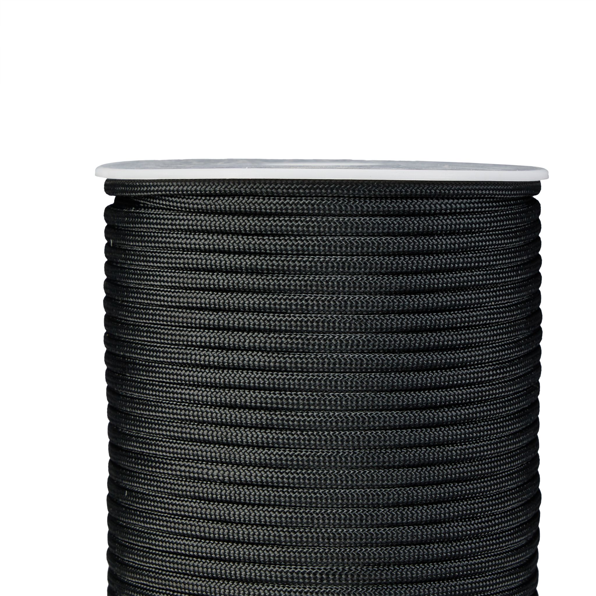 Paracord 4 mm Weiss-Schwarz von Relaxdays