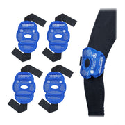 Knie Kühlpads 4er-Set Weiss-Blau-Schwarz von Relaxdays