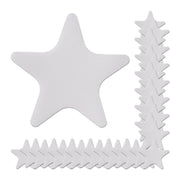 Antirutsch Aufkleber Seestern 30er-Set Transparent von Relaxdays