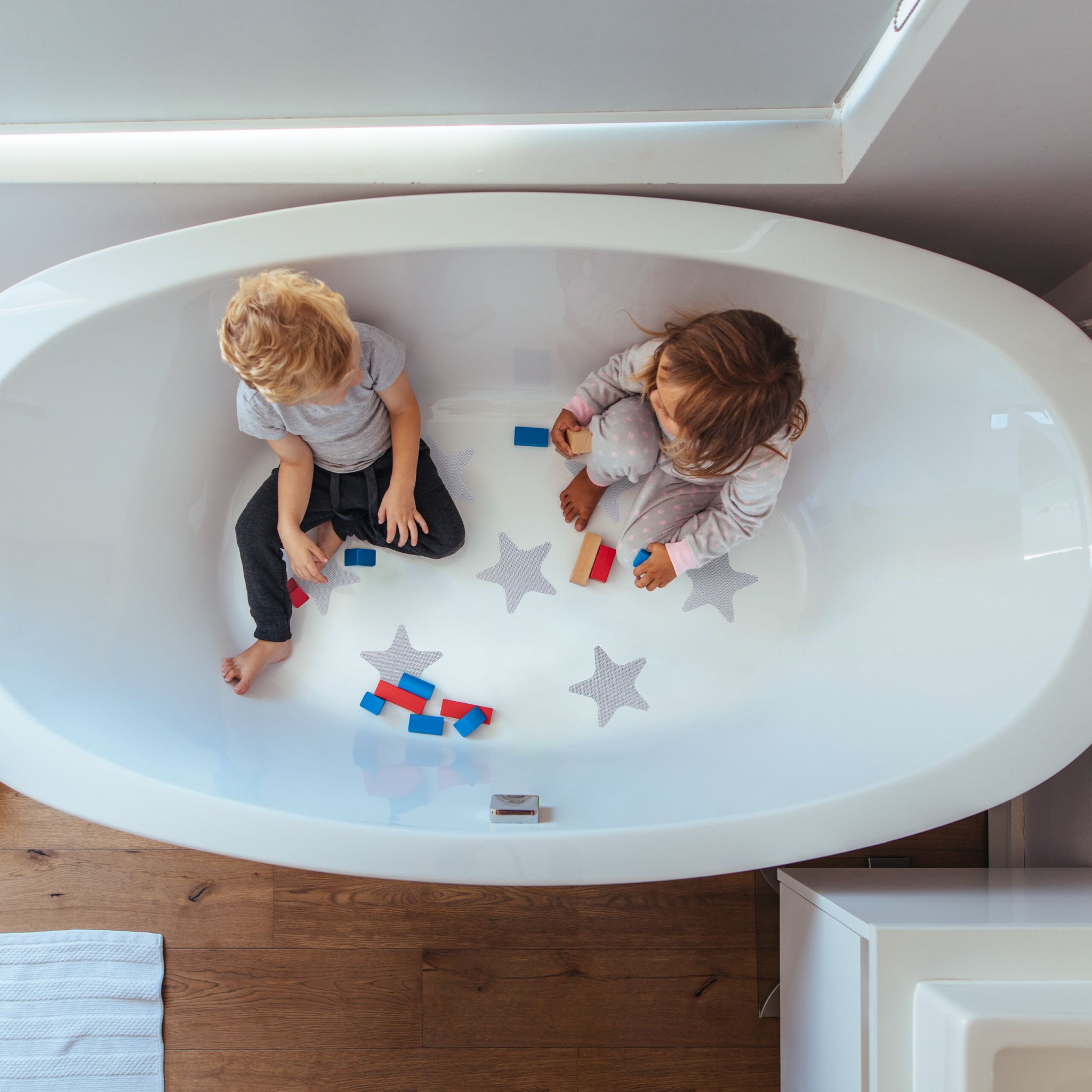 Antirutsch Aufkleber Seestern 30er-Set Transparent von Relaxdays