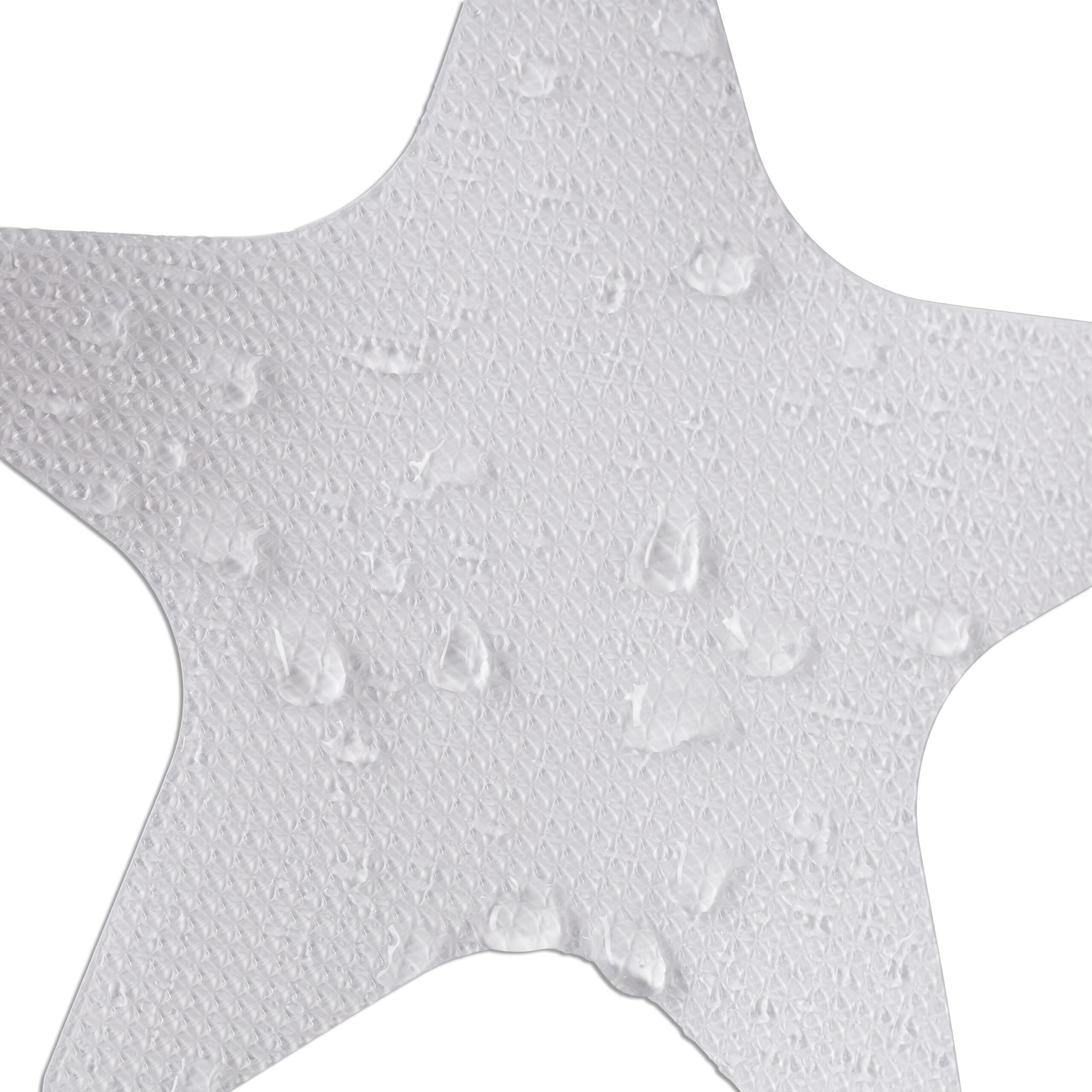 Antirutsch Aufkleber Seestern 30er-Set Transparent von Relaxdays
