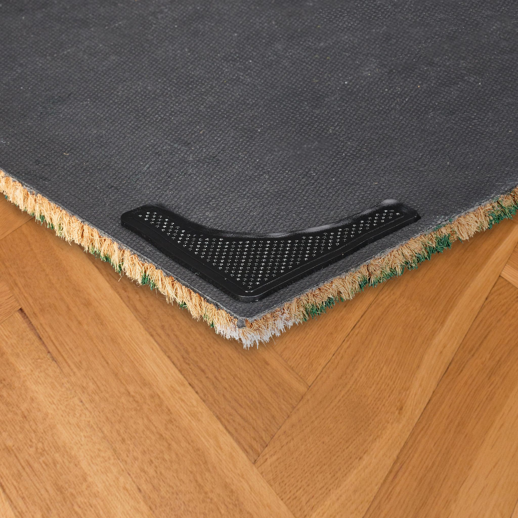 Teppich Antirutsch Pads 24er-Set Schwarz von Relaxdays