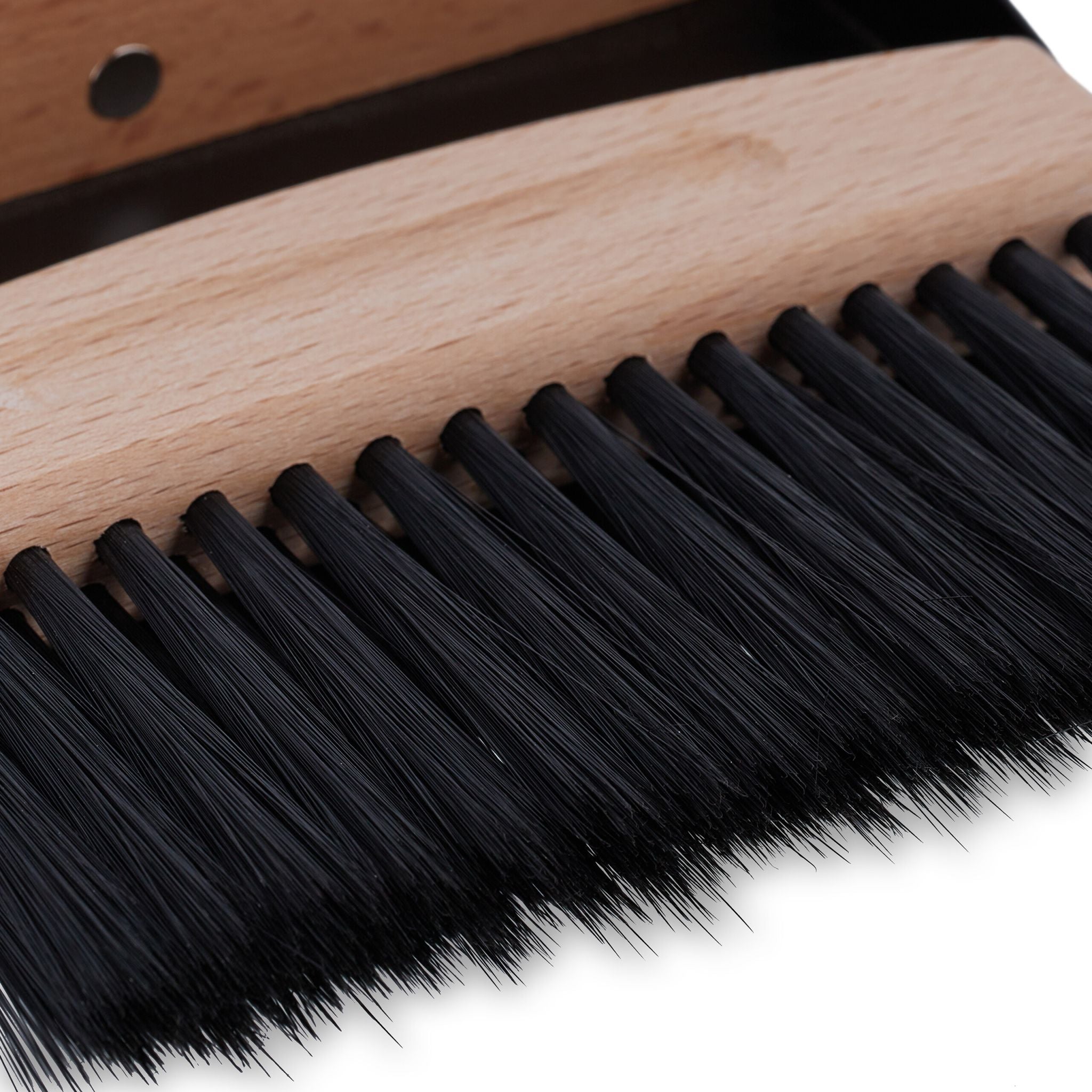 Tischkehrset Metall und Holz Hellbraun-Schwarz von Relaxdays