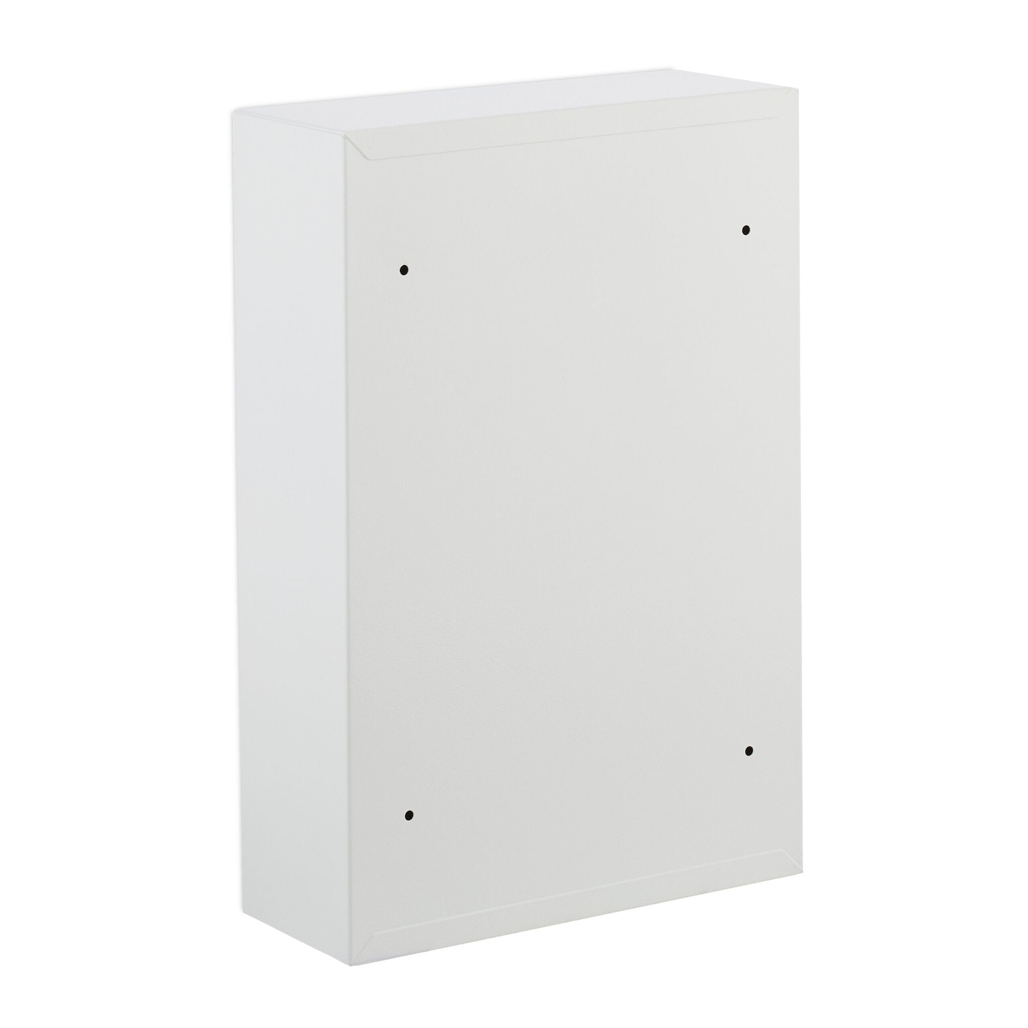 Abschliessbarer Medizinschrank Anthrazit-Weiss von Relaxdays