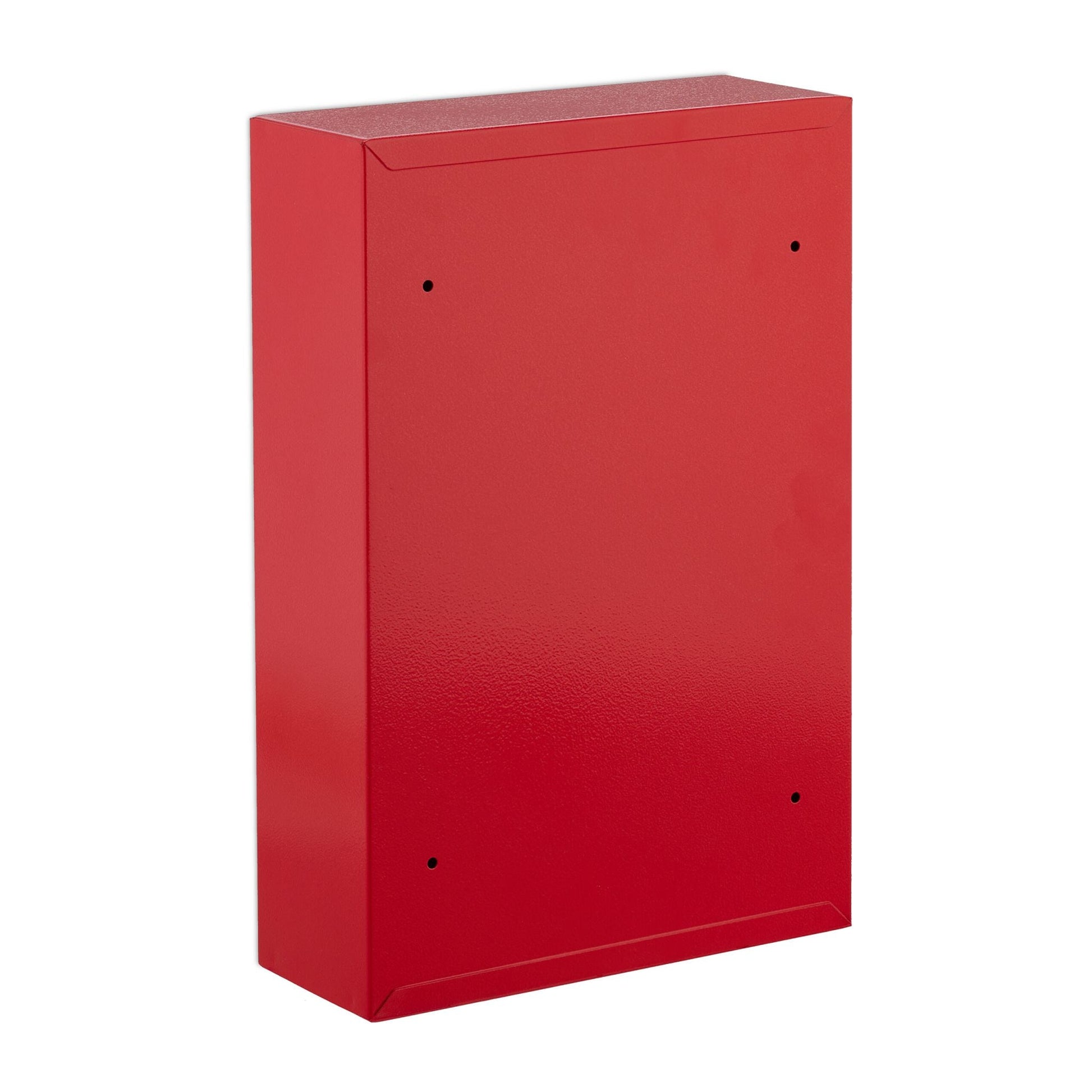 Abschliessbarer Medizinschrank Weiss-Rot von Relaxdays