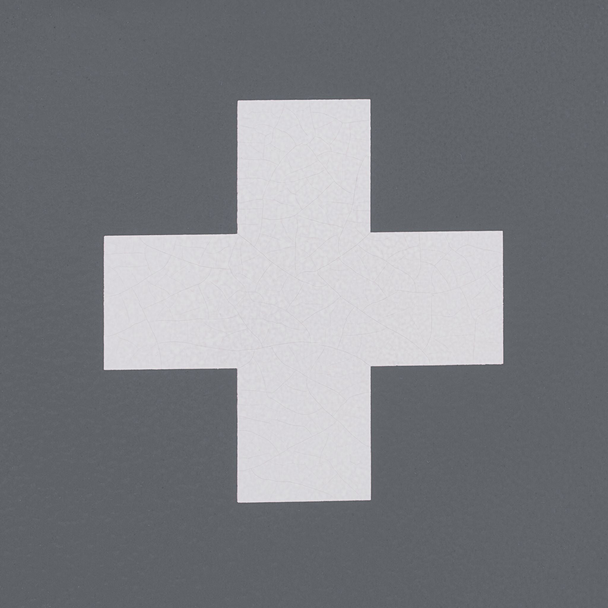 Abschliessbarer Medizinschrank Weiss-Grau von Relaxdays