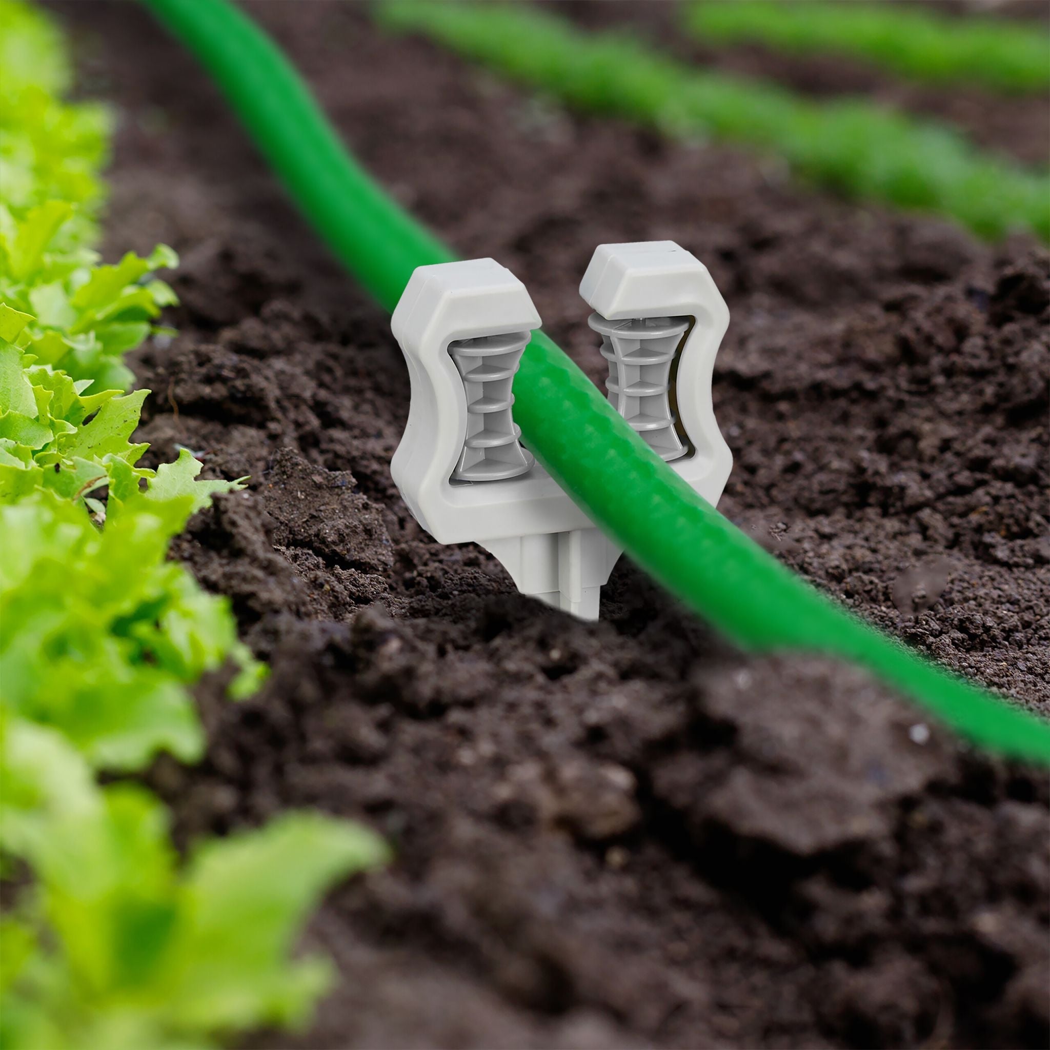 Schlauchführung Gartenschlauch 5er-Set Grau von Relaxdays