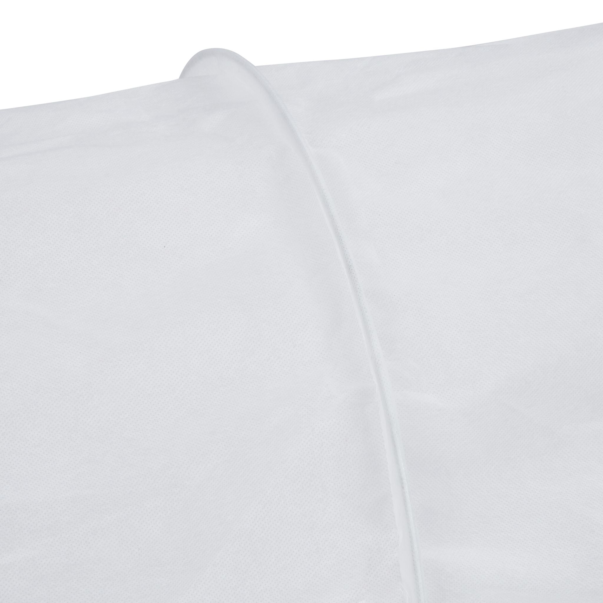 Pflanztunnel Vlies 5 m 2er-Set Weiss von Relaxdays