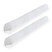 Pflanztunnel Vlies 7 m 2er-Set Weiss von Relaxdays