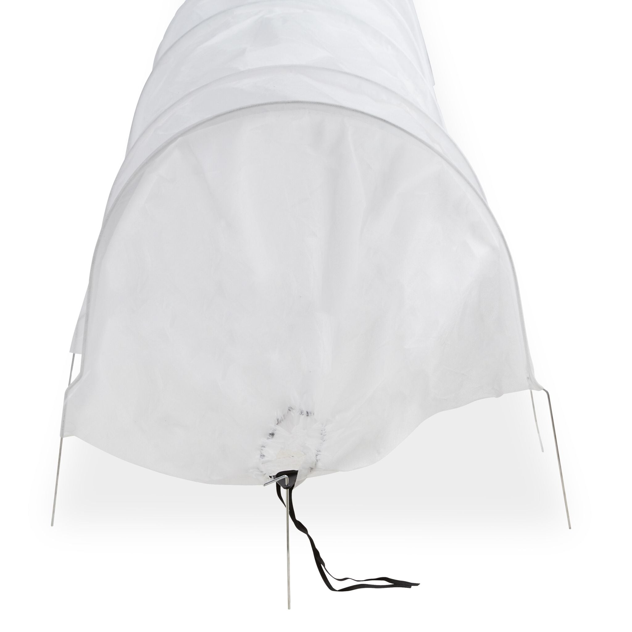 Pflanztunnel Vlies 7 m 2er-Set Weiss von Relaxdays