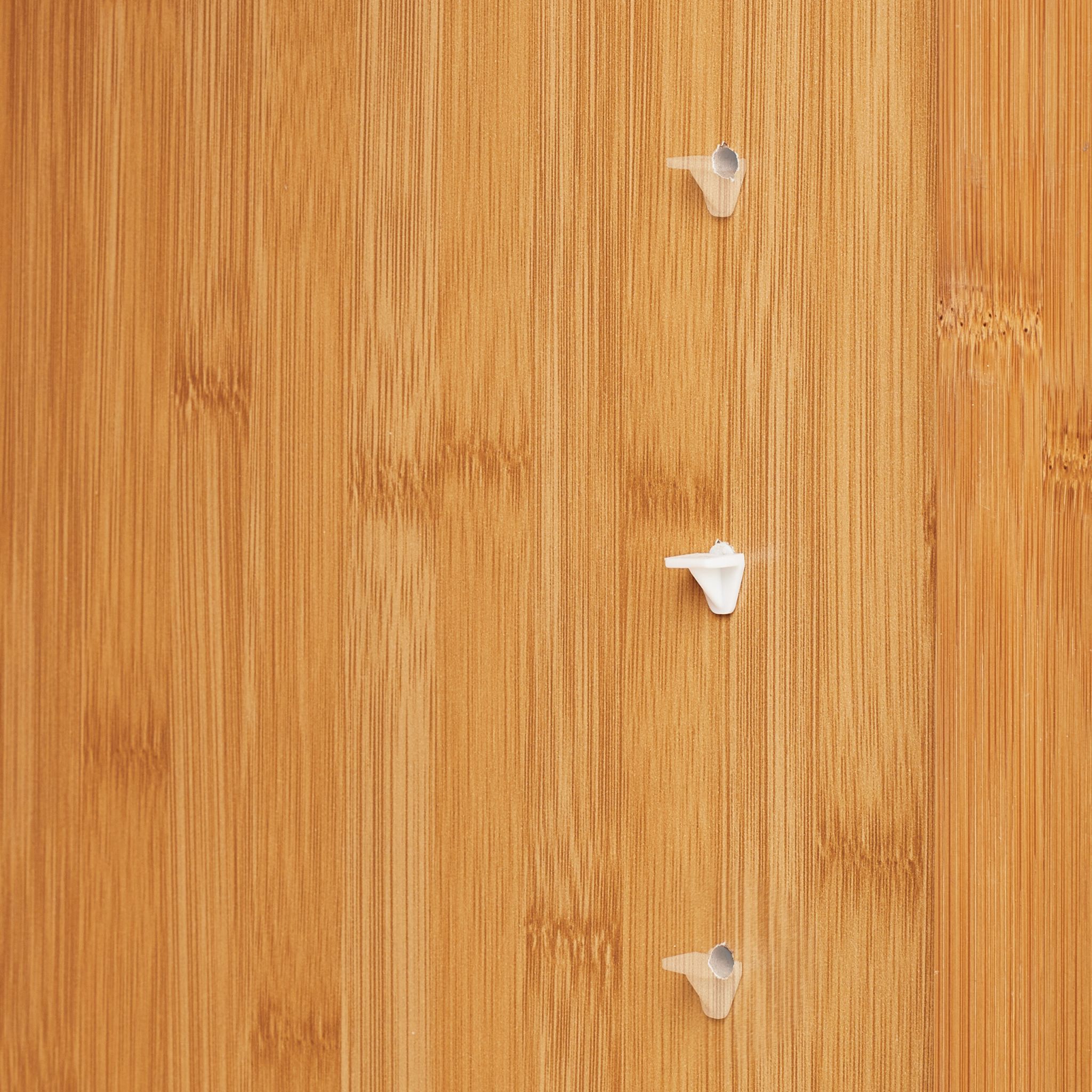 Badschrank Bambus Gold-Hellbraun von Relaxdays