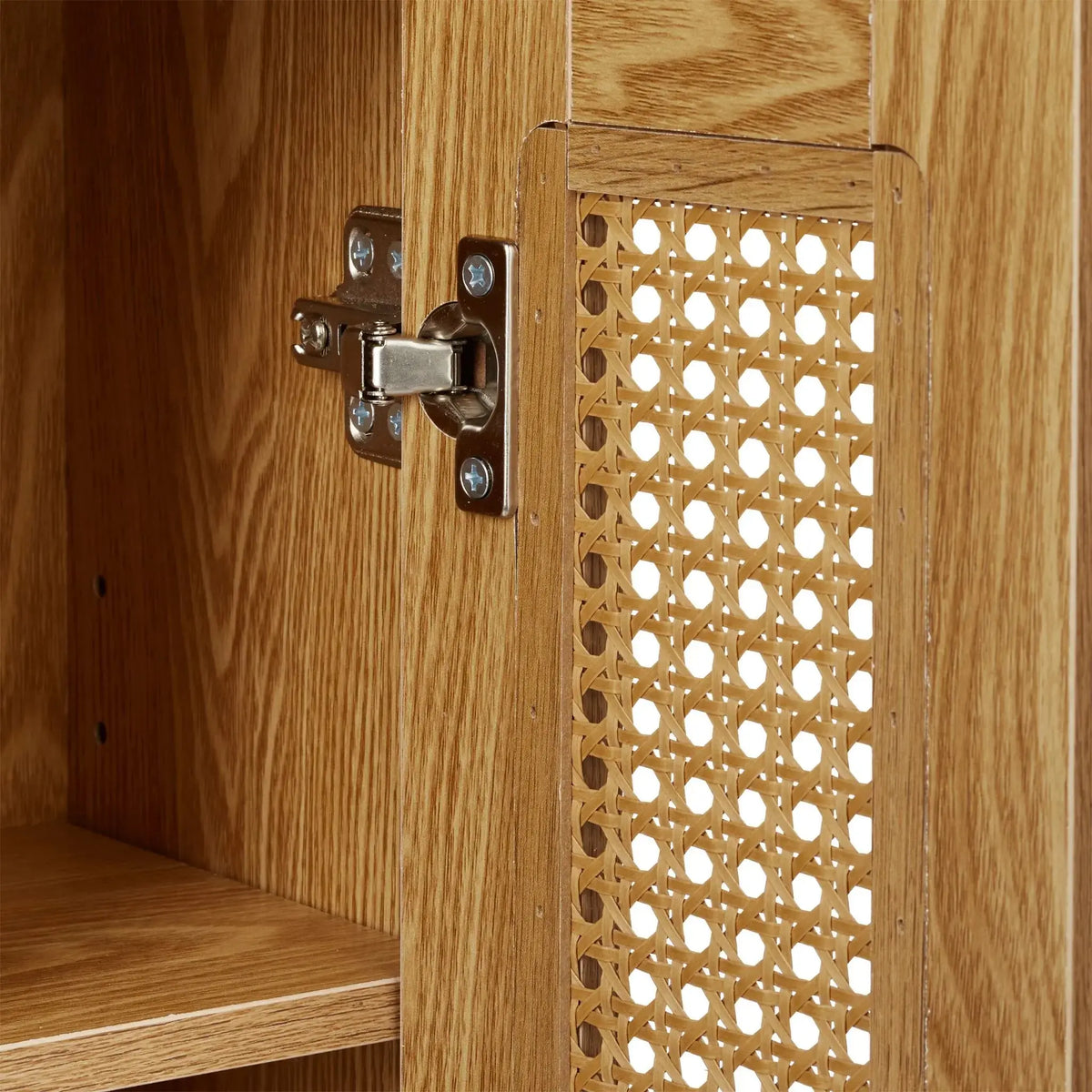 Toilettenpapierhalter stehend Holzoptik Hellbraun von Relaxdays