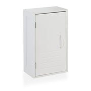 Weisser Hängeschrank Bad Weiss-Creme von Relaxdays