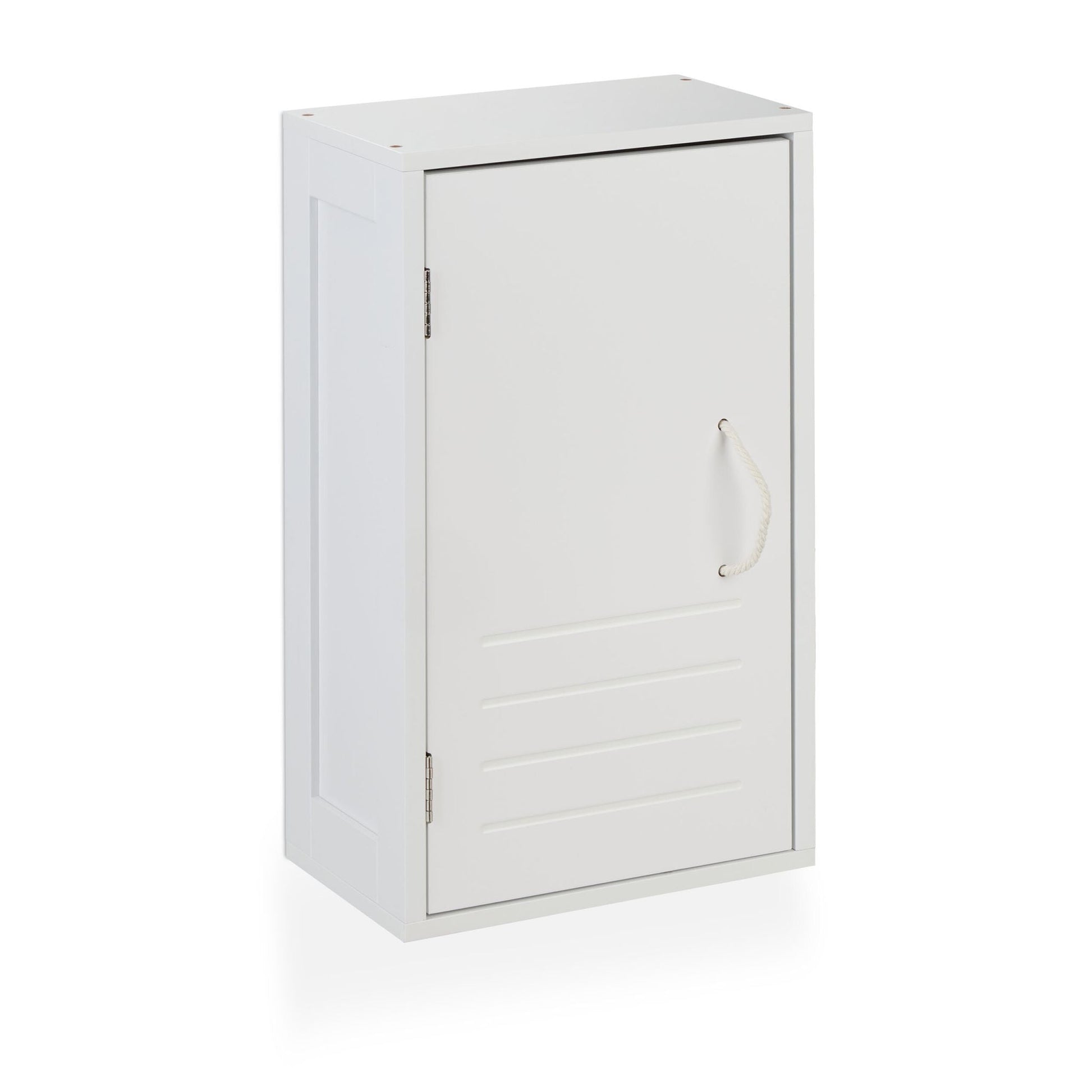Weisser Hängeschrank Bad Weiss-Creme von Relaxdays