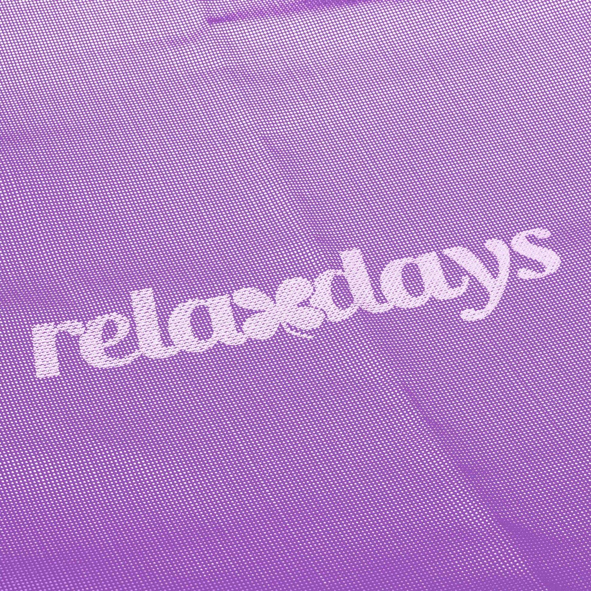 Eckige Nestschaukel Lila-Schwarz von Relaxdays