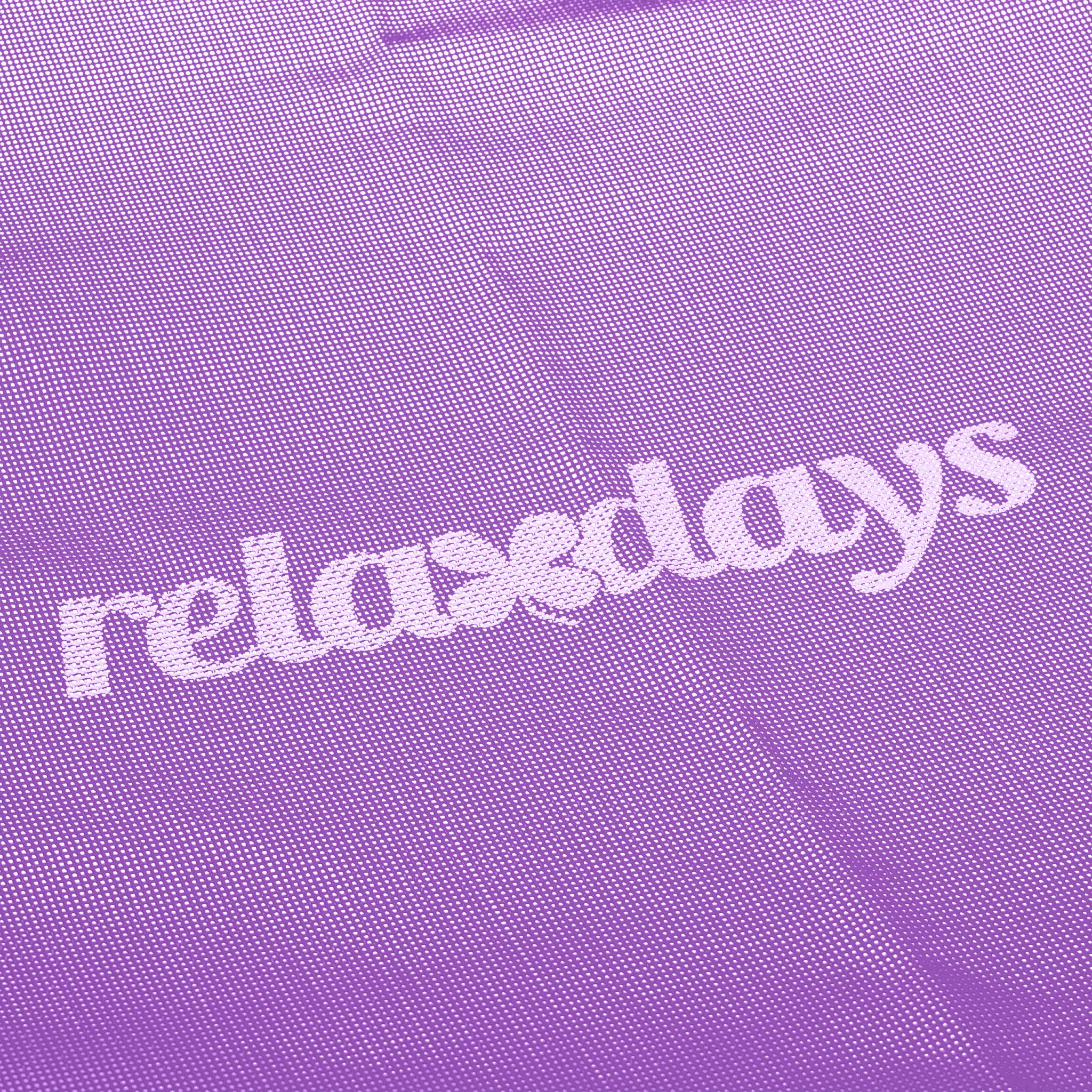 Eckige Nestschaukel Lila-Schwarz von Relaxdays