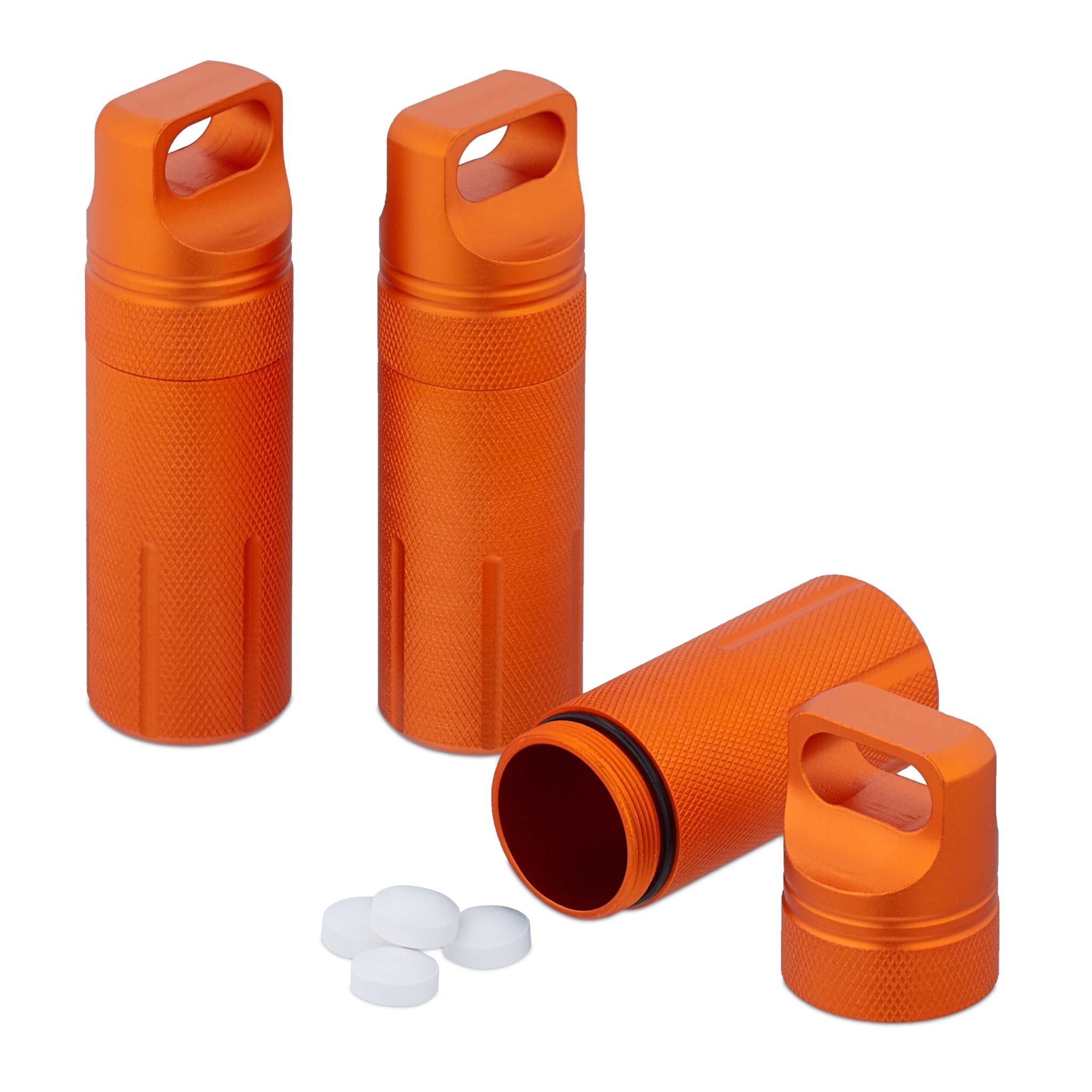 Wasserdichte Kapsel 3er-Set Orange von Relaxdays