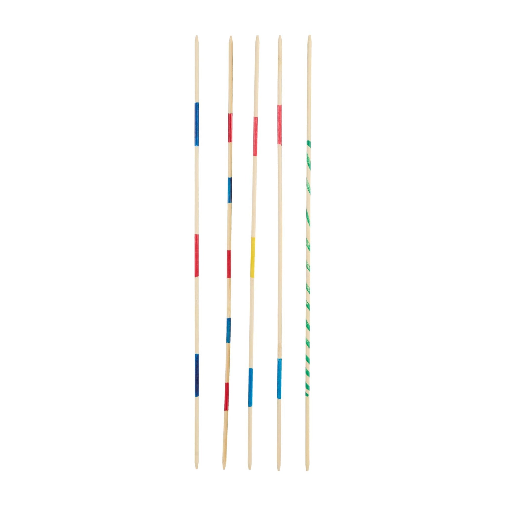Riesenmikado 50cm 2er-Set Blau-Hellbraun-Rot von Relaxdays