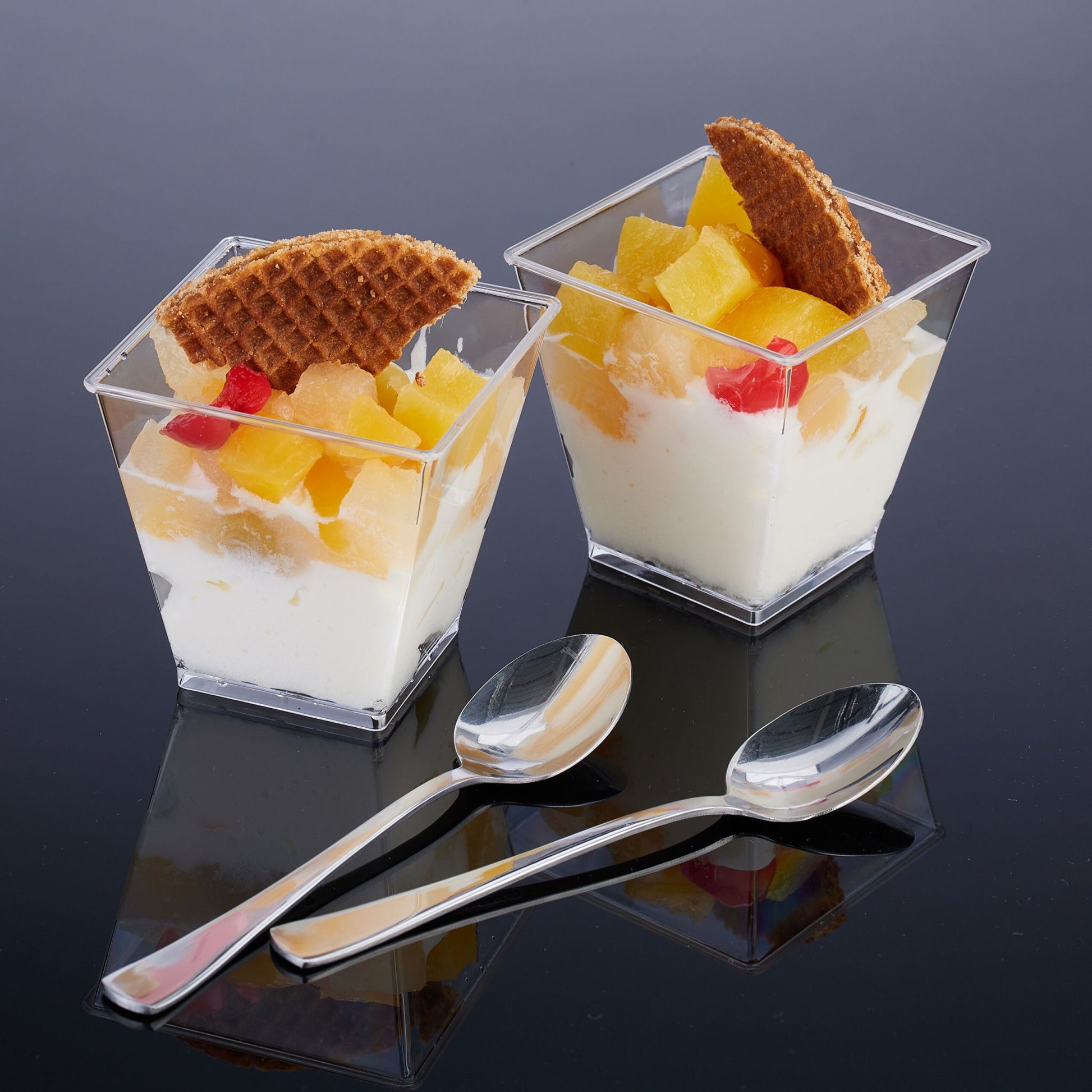 Dessertschalen 50er-Set Transparent von Relaxdays