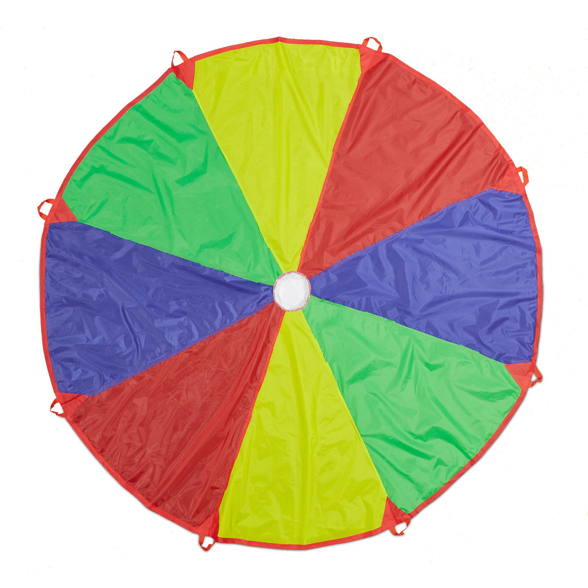 Buntes Schwungtuch 2m Blau-Grün-Rot von Relaxdays