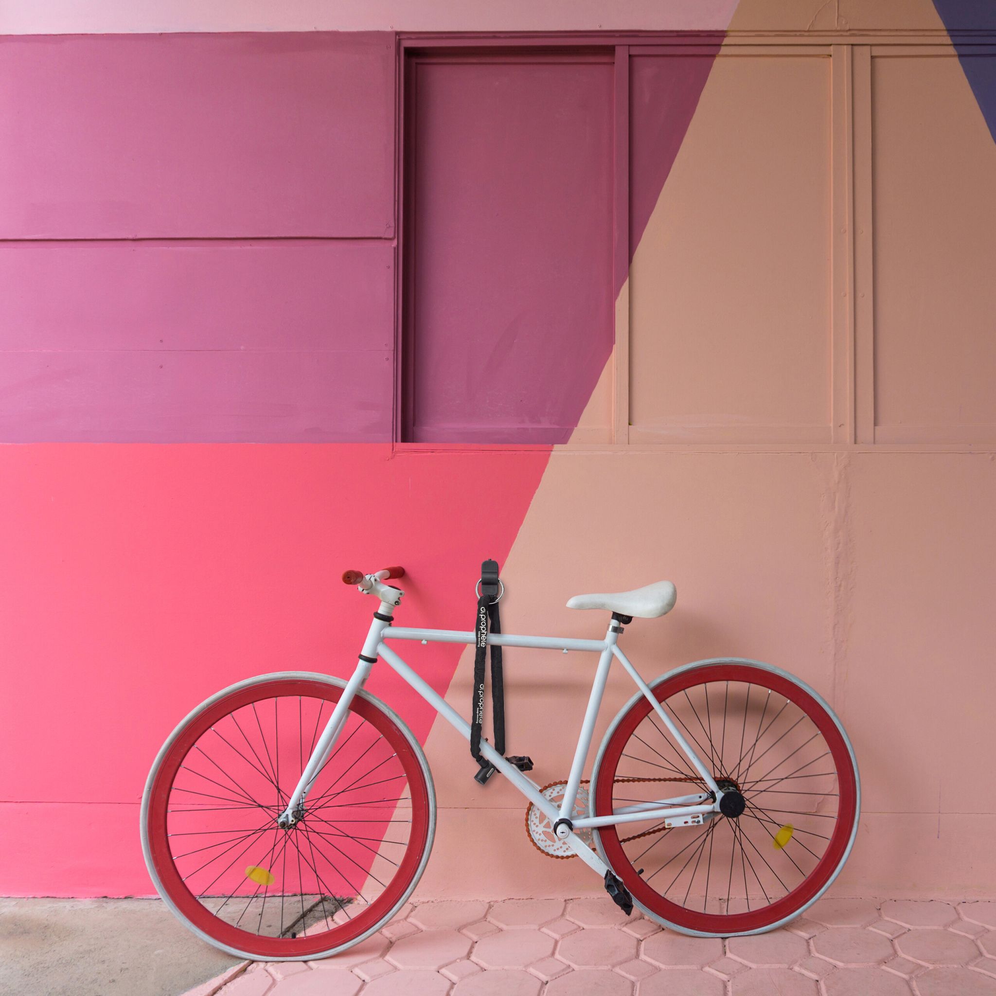 Wand- und Bodenanker für Fahrrad Schwarz-Silber von Relaxdays