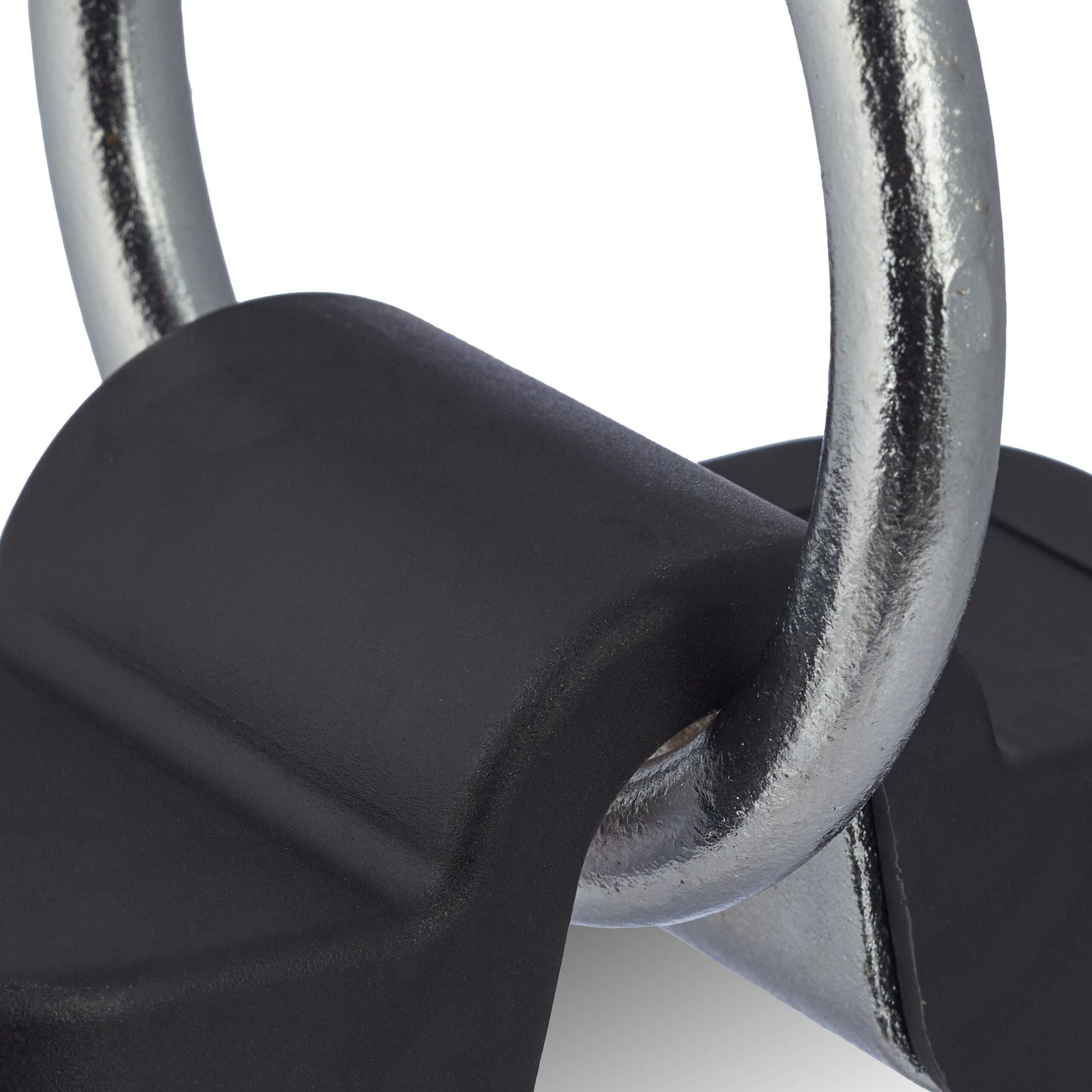 Wand- und Bodenanker für Fahrrad Schwarz-Silber von Relaxdays