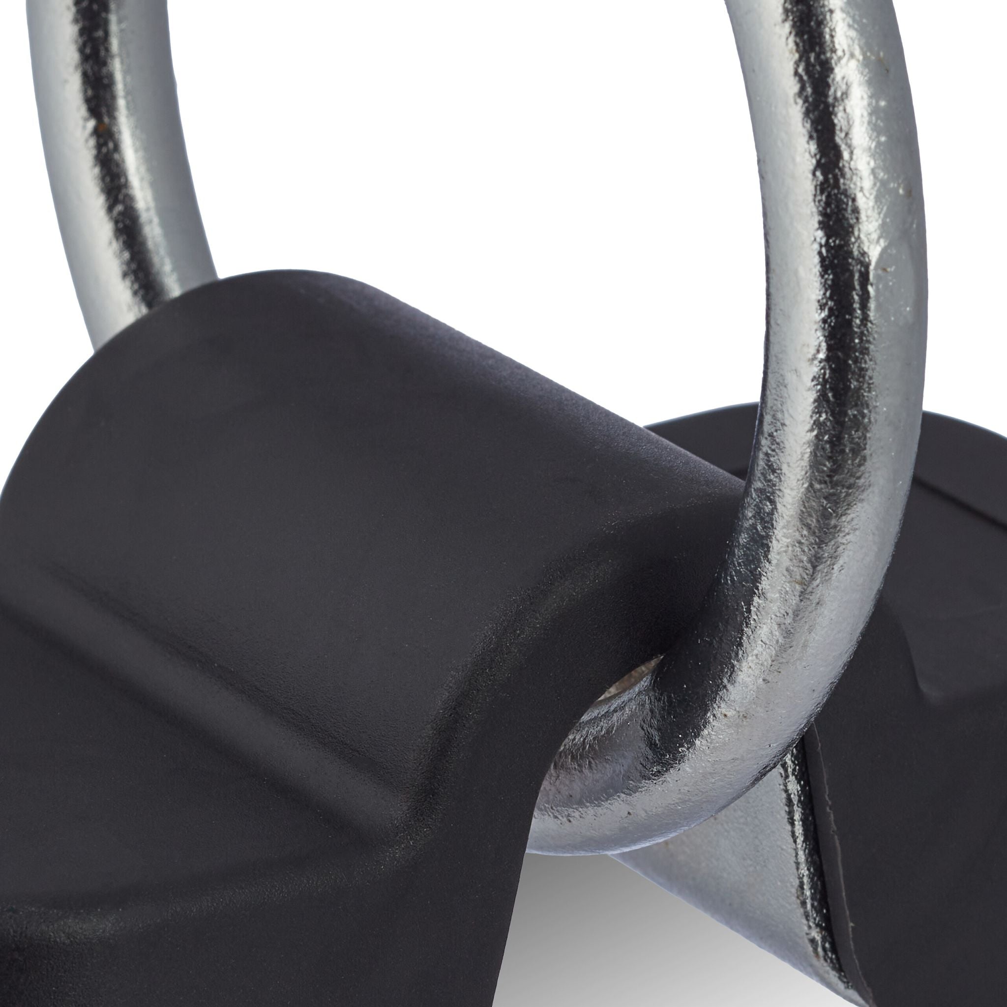 Wand- und Bodenanker für Fahrrad Schwarz-Silber von Relaxdays