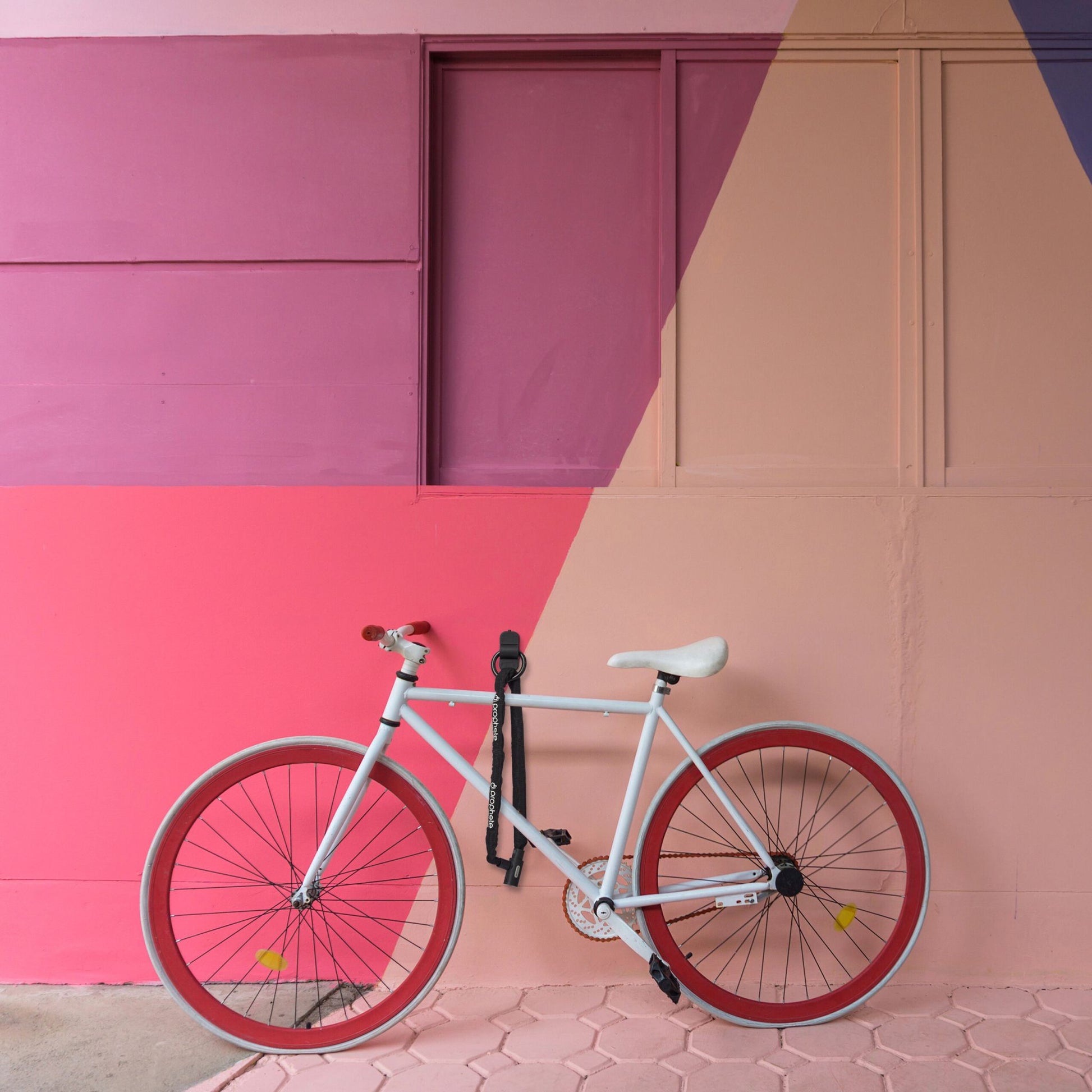 Wand- und Bodenanker für Fahrrad Schwarz von Relaxdays