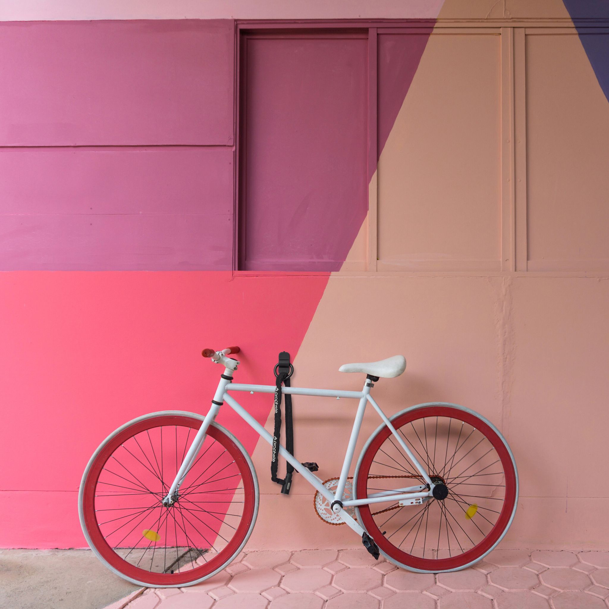 Wand- und Bodenanker für Fahrrad Schwarz von Relaxdays