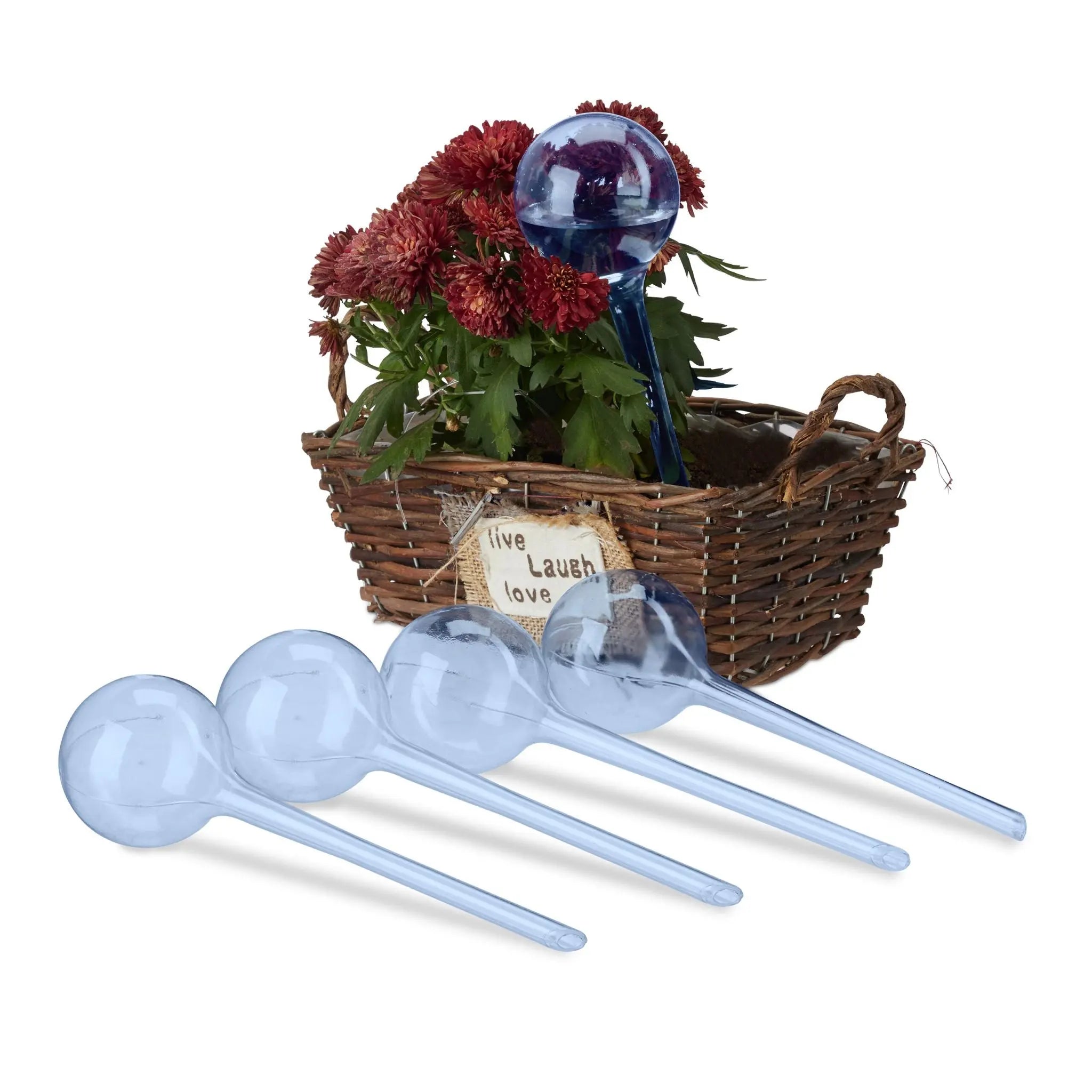 Bewässerungskugeln 5er-Set Blau von Relaxdays