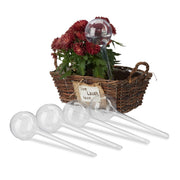 Bewässerungskugeln 5er-Set Transparent von Relaxdays