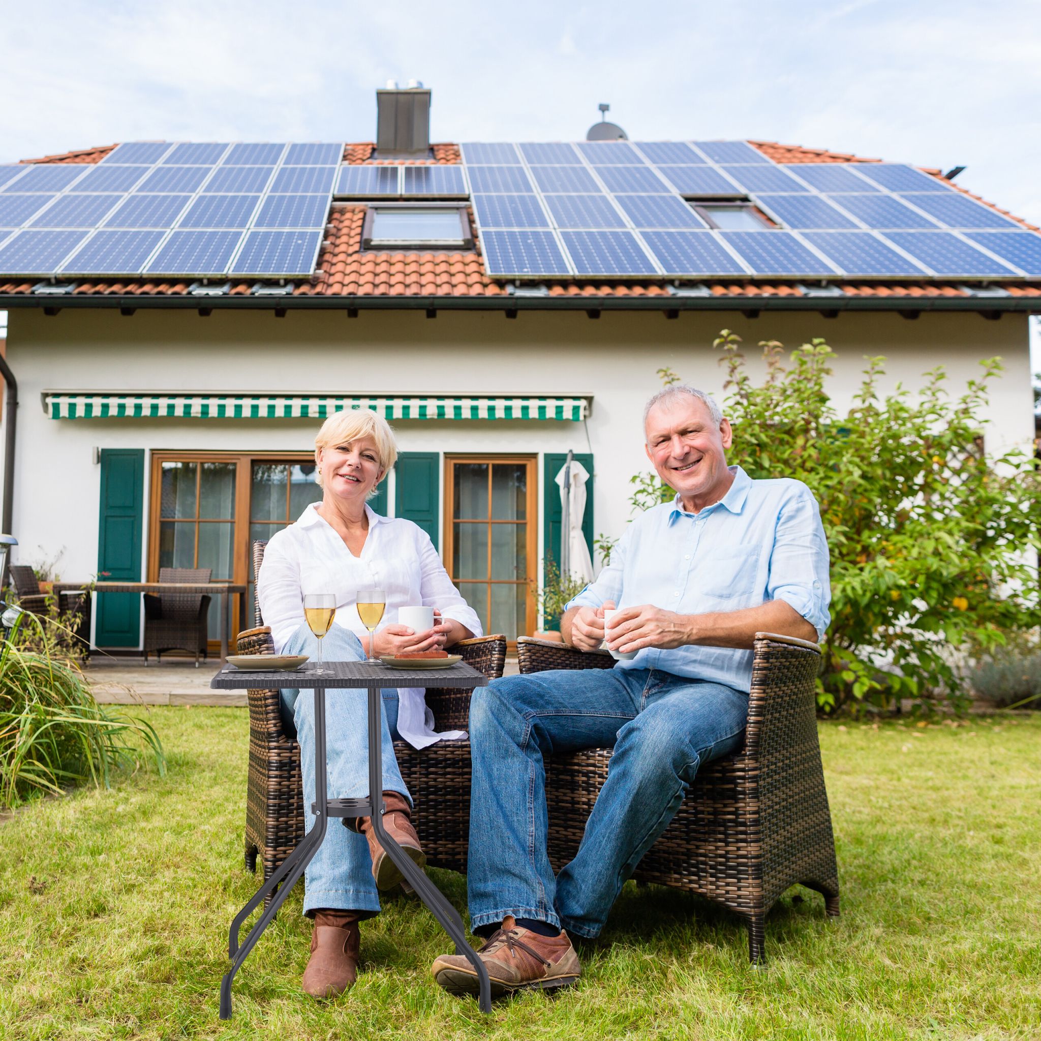 Gartentisch in grauer Rattan-Optik Grau von Relaxdays