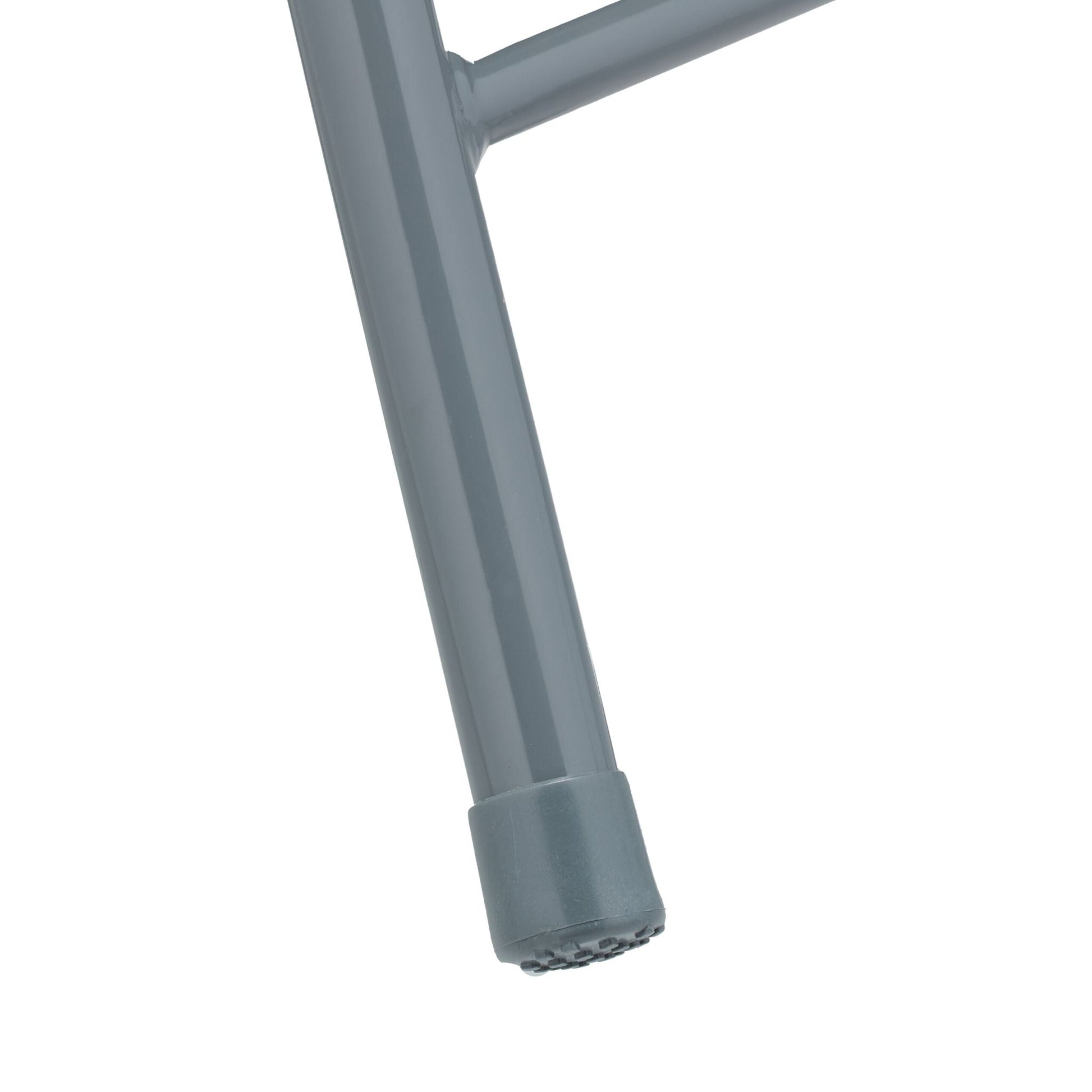 Rattan Klapphocker 2er-Set Grau von Relaxdays