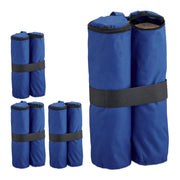 Pavillon Sandsäcke 4er-Set Blau-Schwarz von Relaxdays