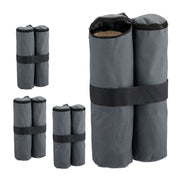 Pavillon Sandsäcke 4er-Set Anthrazit-Schwarz von Relaxdays
