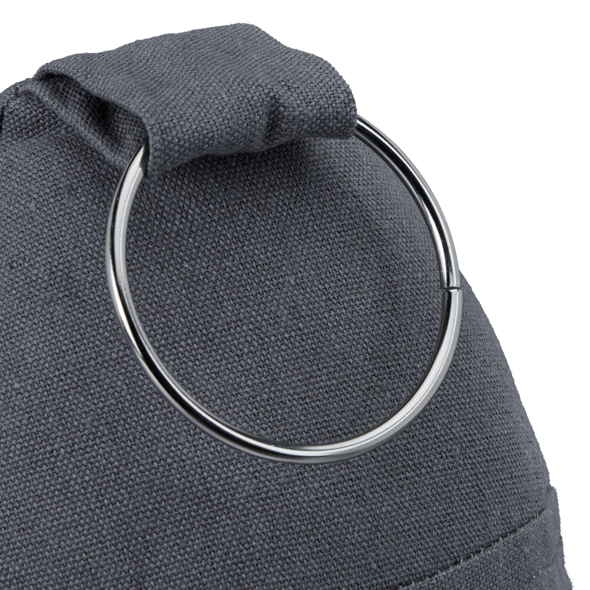 Türstopper Stern 2er-Set Schwarz-Silber von Relaxdays