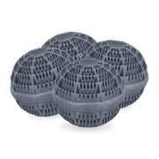 Waschball 4er-Set Grau von Relaxdays
