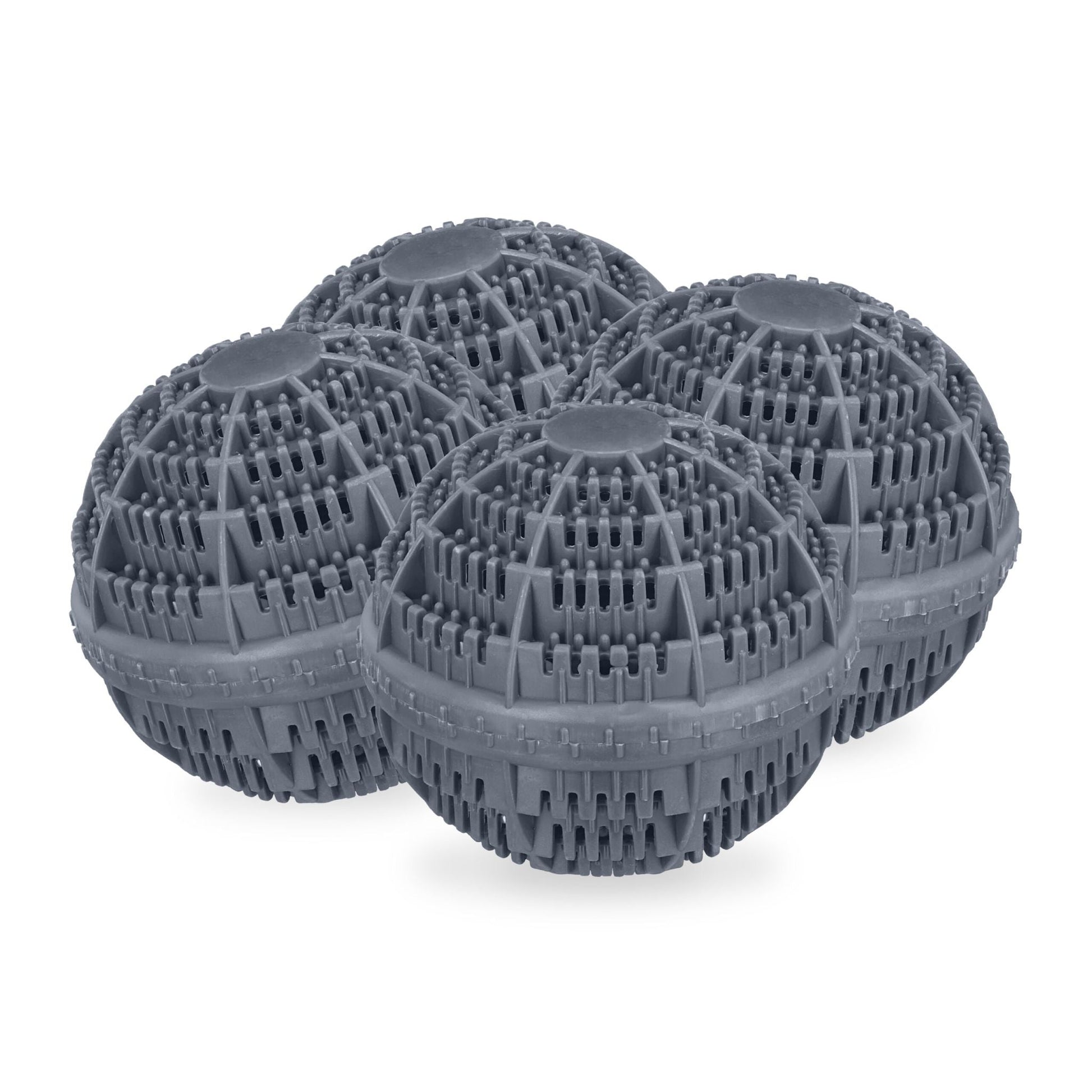 Waschball 4er-Set Grau von Relaxdays