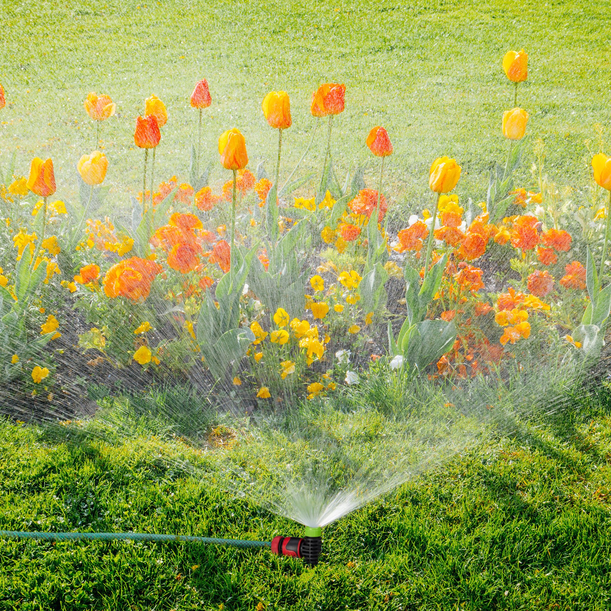 Sprühregner Garten 5er-Set Grün-Schwarz von Relaxdays
